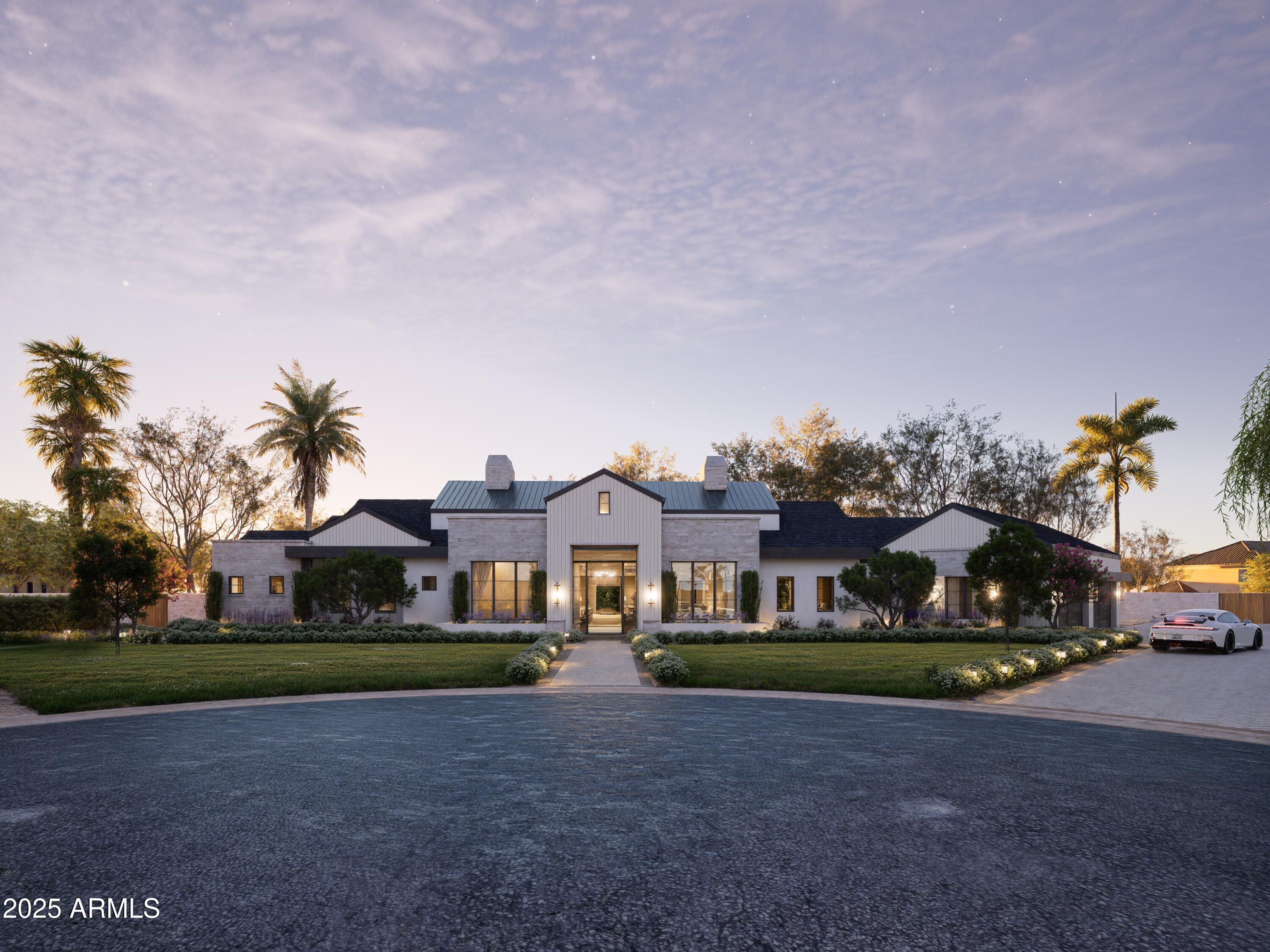 Experience elevated desert living in this new construction estate designed by TheLifestyledCo and architect Grady Olsen, with completion slated for Summer 2026. Situated on nearly an acre in one of Scottsdale's premier neighborhoods, this 6,435 sq ft residence offers 6 bedrooms, 7 bathrooms, and an effortless blend of form and function.

Thoughtfully designed for entertaining and everyday living, the home features a movie room, full bar, sport court, detached casita, and a 4-car garage. A seamless fusion of organic textures, modern lines, and curated finishes defines this exceptional property—crafted with the design-forward sophistication TheLifestyledCo is known for.
