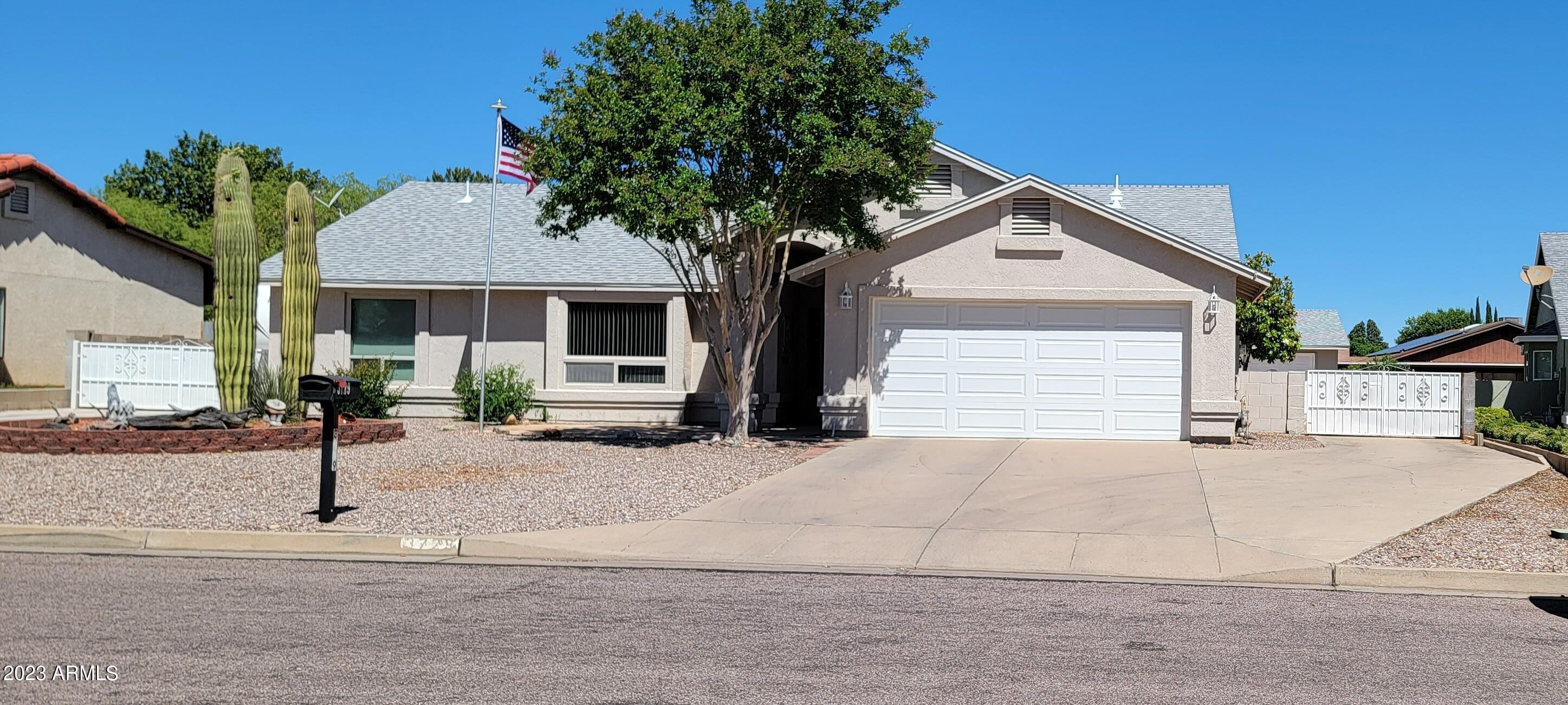 If you are looking for a beautiful home with a  2 car attached garage as well as a detached shop, look no further!! The home features a split floor plan an updated and upgraded interior. The main living area is lovely with a cozy fireplace and new flooring as well as upgraded window dressings. The kitchen has been remodeled and now has a nice pantry and an open layout. You will love it! The master suite is very relaxing with a window seat, good sized walk in closet and a very nice master bath with a jetted tub as well as a large walk in shower. Dual sinks are a plus as well. The secondary bedrooms are good sized as well. There are ceiling fans in the bedrooms and the living areas. Step out back to the backyard that boasts secure RV parking with rv dump, shed and the wonderful 24x32 shop. There are 2 220 outlets on the east wall. Many of the cabinets and workbenches will stay. The garage door on the shop could allow for an additional 2 more vehicles if needed. There is plenty of room for as many projects that you desire in there. You will enjoy the evap cooling in the shop during the warm months that are ahead. Both the house and the garage have brand new roofs and the new gas central heat and a/c in the house was put in in 2016. Call today to see this special home before it is SOLD!