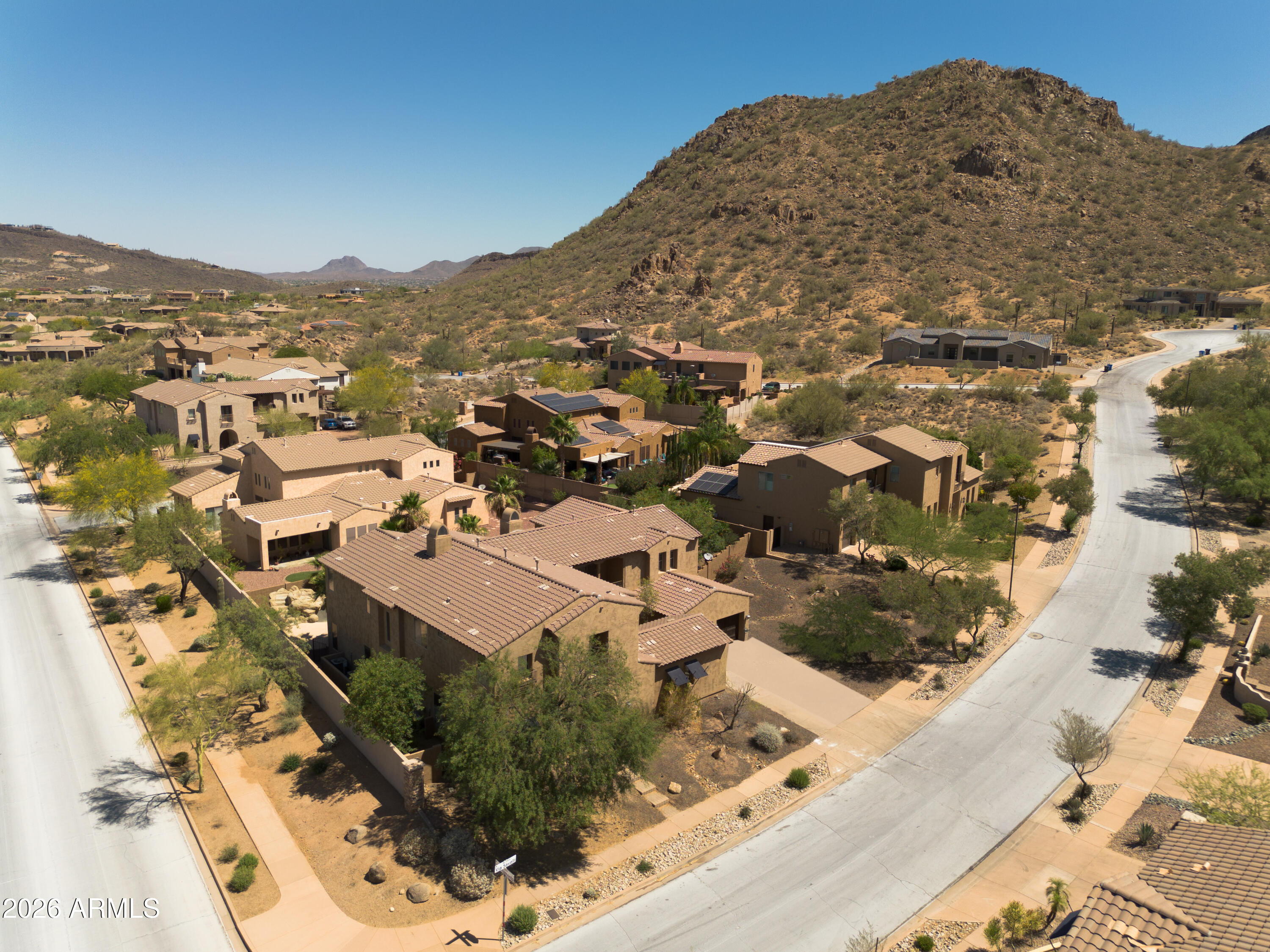 NEW! NEW! NEW! This 6000+ sq ft home has been completely reimagined with ALL the BIG stuff completed and ready for move-in! Not to mention casita with separate entry! 5 NEW HVAC units installed, NEW roof with transferable warranty, NEW water heater, NEW appliances, NEW bathrooms, NEW hardwood floors and the list goes on. Ask your agent for the FULL UPDATES list. This corner lot, Mountain View home is sure to wow! Primary bedroom and bathroom has a spa like vibe with separate sitting area and fire place, double vanities, free standing tub and extra large shower. MASSIVE walk in closet plus additional room off the bathroom could be another closet or office. Large loft upstairs could be closed in for another room or movie room. Endless potential to fit your family's needs. Come see it today!