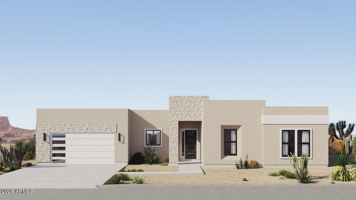 TO BE BUILT - Welcome home! This gorgeous home awaits at the base of the Superstition Mountains in Gold Canyon. The breathtaking views right from your back yard compare to nothing else. Home features include the upgraded kitchen with beautiful cabinetry, quartz countertops and top of the line stainless appliances. The elegant master suite radiates luxury hosting walk in closets and a master bath with separate tub and shower and toilet room. No HOA and room for everyone. Customize the home to make it yours and enjoy the lifestyle that you deserve in majestic Gold Canyon.