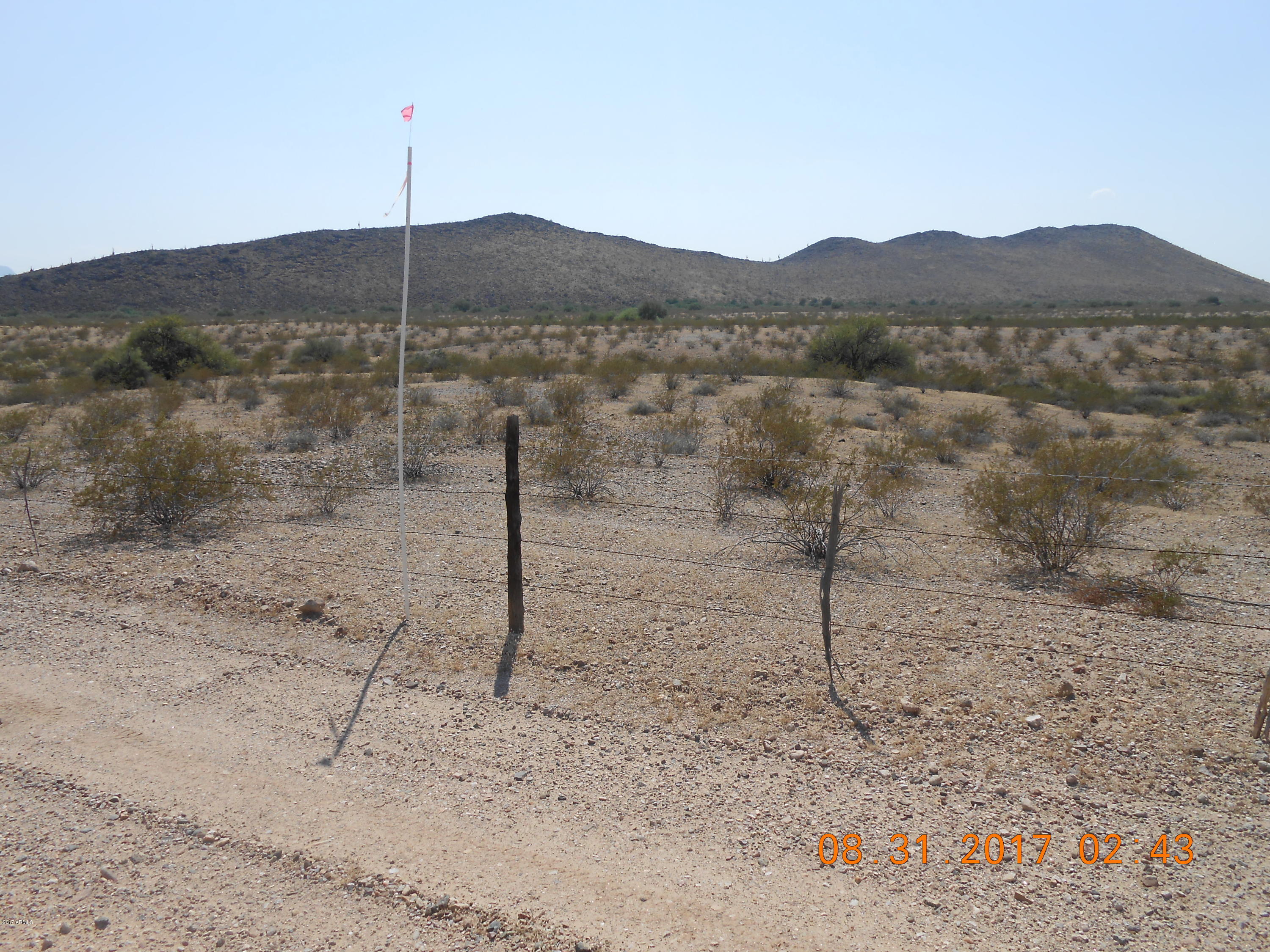 43+ Acres.  ELECTRIC along E Property line/339th! Nice property w/ outstanding views of the nearby mountain. Great location just a 14 mile drive W of Downtown Buckeye. Easily accessed through Arlington Farms, off Old US 80. Level land ready to develop. No Restrictions. Site built/manufactured homes allowed. Surveyed. Corners clearly marked w/ 10' tall PVC Pipe. No Building Requirement. No Hassle. Now's your chance to get your 40!, and some. Seller Financing Available!!