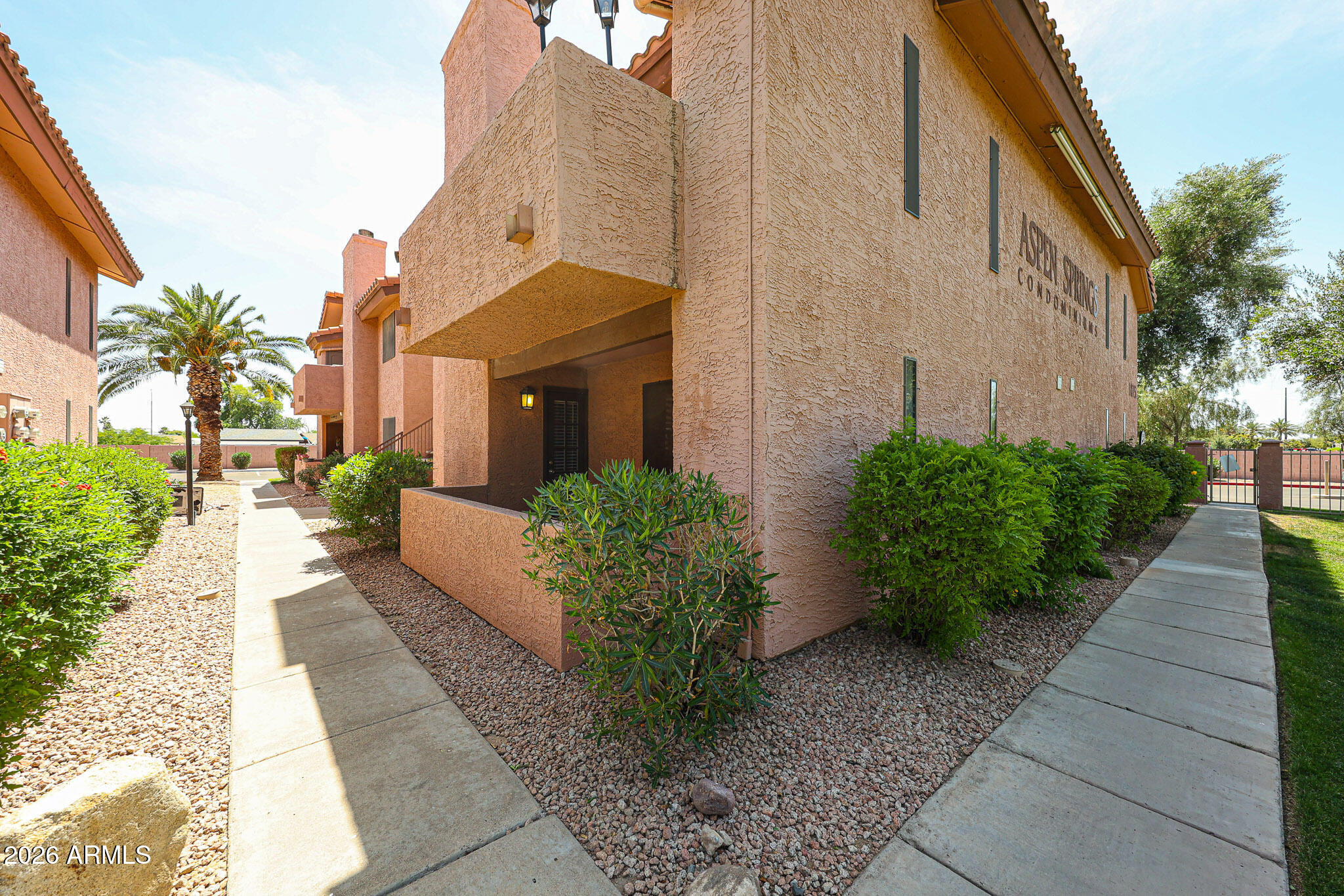 Come and check out this move-in ready condo!  The property is super close to Downtown Chandler and it's in a Gated Community!   This cozy 1-bedroom, 1-bath ground-floor property offers comfort, convenience, and style, with crown molding and a Bead board ceiling. With 705 square feet of thoughtfully designed living space, this home is perfect for first-time buyers, seasonal residents, or anyone looking for low-maintenance living.
Step inside to find a bright and inviting family room featuring, a cozy tiled fireplace, and an open layout that flows into the dining area.  The Kitchen is equipped with Stainless steel appliances, raised panel cabinet doors with decorative pulls.  The bathroom has a Walk-in-Shower and a granite countertop for the sink!  Full Washer and dryer Inside the unit too There is good storage here and a covered patio, all next to the greenbelt area!  Hot water heater is about 2 years old!!
This property is Just 1.5 miles away from the heart of Downtown Chandler, and puts you right around the corner from one of the East Valley's most vibrant dining scenes, shops and live music options. Whether you're in the mood for a laid-back patio brunch, craft cocktails, or a lively night out, you'll have it all within minutes.  Fun Living here means your weekends can be spontaneous, your evenings effortless, and your social calendar as full (or relaxed) as you want it to be, all just minutes from your front door.  There are more than 4 dozen locally owned restaurants and here are a few to check out:  SanTan Brewing Company, The Perch Brewery, The Hidden House, Crust Simply Italian, DC Steak House, Blacksheep Wine Bar, The Brickyard Downtown, Elliot's Steakhouse, The Maple House, Murphy's Law Irish Pub, Craft 64 Chandler, Acqua di Mare, Snooze, an A.M. Eatery, Over Easy
Plus you have the Downtown Chandler Farmers Market and Chandler Center for the Arts for many events!!  
The Crowne Plaza Phoenix-Chandler Golf Resort and Hilton Garden Inn too!