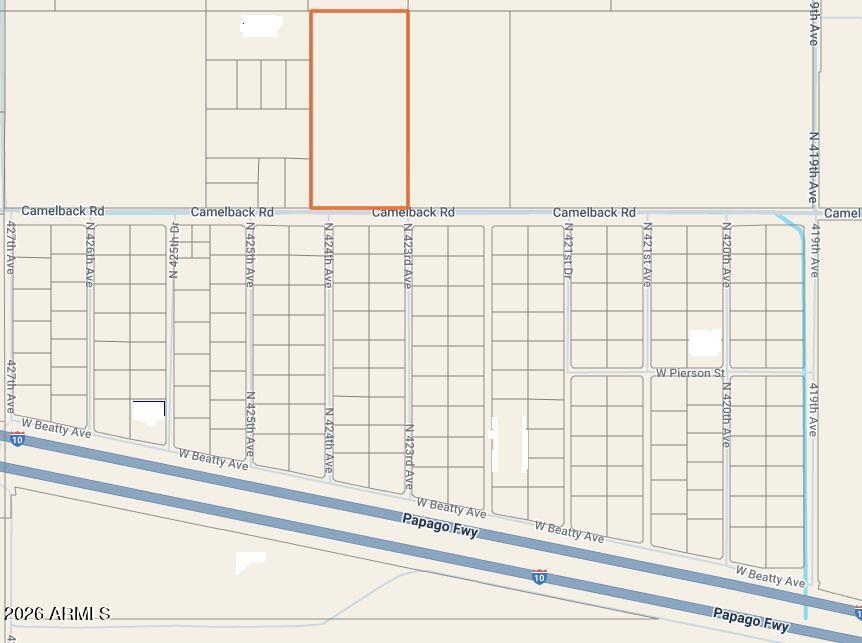 Great investment opportunity near exit 94- I10 interstate in Tonopah.  This property is located about 5 miles from Bill Gates future Smart City. buyer can Subdivide and maximize their return on investment.  Build your home or horse property with plenty of open space to spare without HOA.