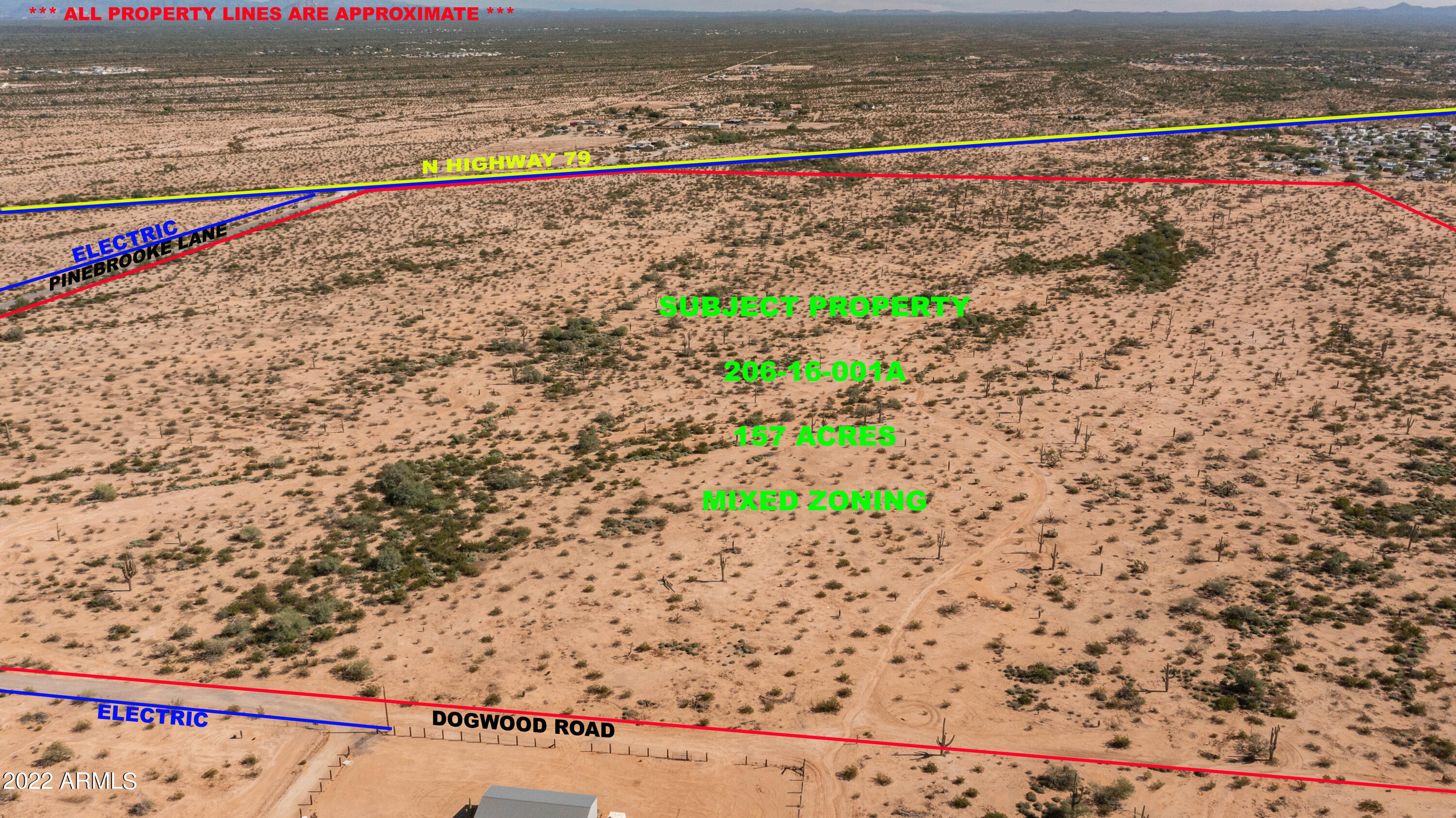 156.81 ACRES WITH 5 DIFFERENT ZONES FROM 10 ACRES OF GENERAL RURAL IN THE NW CORNER, 7.94 ACRES (CB-2) OF GENERAL BUSINESS/COMMERCIAL,  4.3 ACRES (CR-4) ON PINEBROOKE TO BUILD UP TO A 4 PLEX, 40.83 ACRES RV PARK ZONED IN THE SW CORNER AND THE REMAINDER 93.74 ACRES (MHP) ZONED FOR A MOBILE HOME PARK. LAND CAN BE SUBDIVIDED AND SOLD IN SMALL PARCELS. SELLER MAY CARRY ON ALL OR PART.  MORE INFO AND PICTURES COMING SOON.