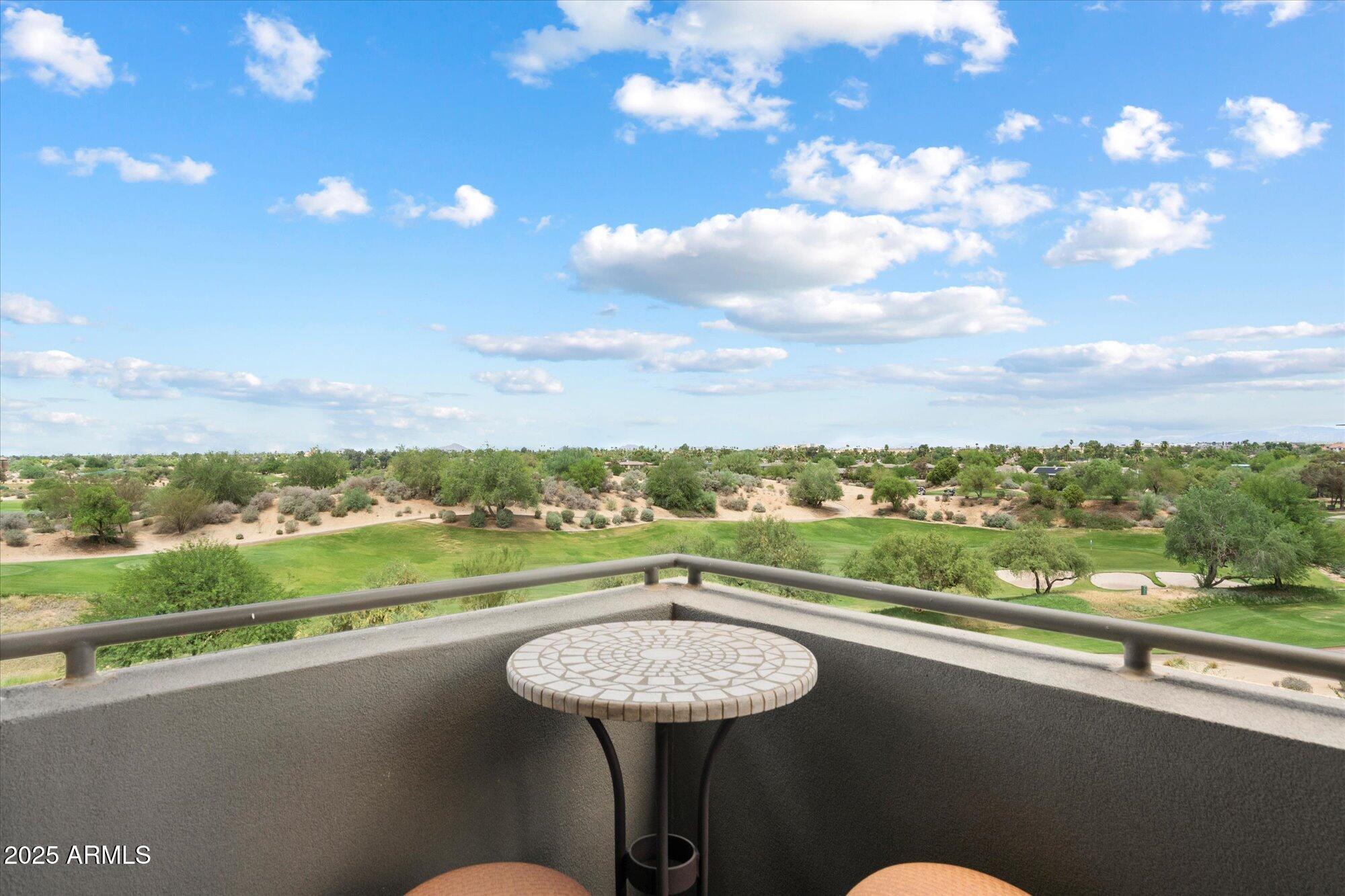 Unique opportunity to own a pristine large condo in THE best location with uninterrupted views over the Westin Kierland Golf Course.  This is The Landmark - true concierge living in a resort styled community.  Over 4000 sf of living space with 3 large bedroom suites, extra large main rooms and high ceiling. Home is in move-in condition and even enjoys 3 new HVAC systems.  Three private patios with views in all directions of golf course and mountains in the distance.  24/7 guard gated community and concierge service.  2 garage parking spaces near the elevator.