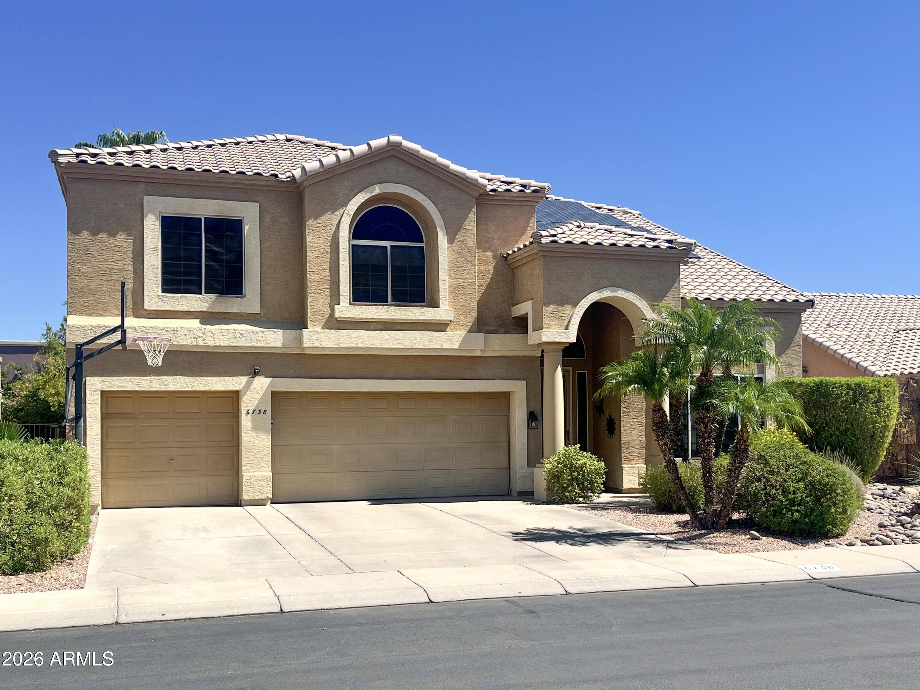 Welcome to 6738 W Wahalla Lane - WITH PAID OFF SOLAR!!

This is your chance to own the largest floor plan originally offered by the builder, featuring 5 bedrooms, multiple bonus areas, and nearly 3,600 square feet in the desirable Arrowhead Ranch area.

Recent updates include refreshed kitchen finishes, newer flooring, and a new AC unit (Oct. 2025), creating a move-in-ready feel while preserving the home's exceptional functionality.

The backyard has a large shade tree, sparkling pool, covered patio, and plenty of space to relax, entertain, and enjoy Arizona's weather year-round. Conveniently located near shopping, dining, parks, and top-rated schools, 6738 W Wahalla Lane has it all!