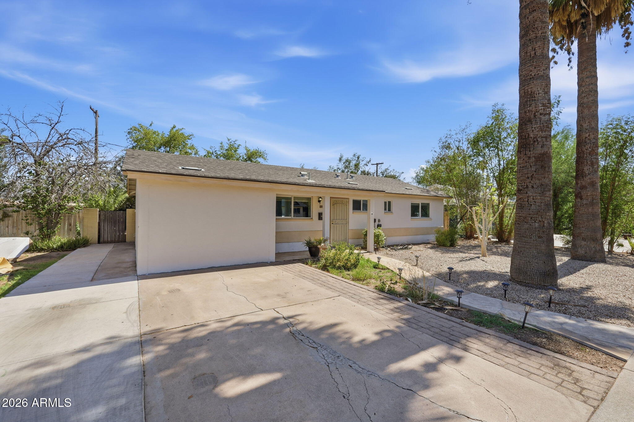 Welcome to this beautiful 4BRs plus an office/2 Bath home in a very central location in Mesa. The home comes with clean Laminate flooring throughout with no carpet to deal with. There is designated space for dining and the Family room is large and relaxing. The rooms are spacious providing ample space for your belongings. The kitchen is bright with Stainless Steel Appliances. Both bathrooms have been Remodeled. The Laundry is roomy and Vast. Backyard is an outdoor lover's dream with plenty of space to unwind.