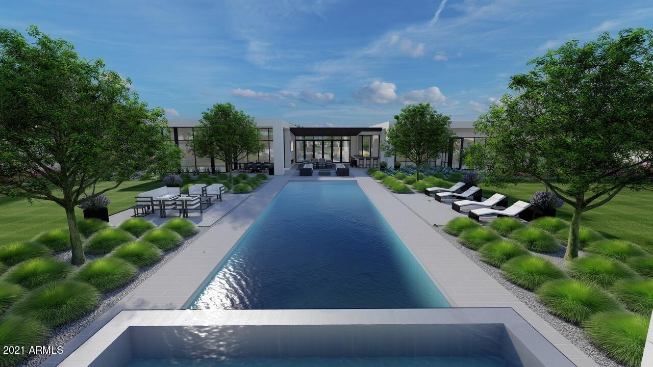 Welcome to Paradise Valley's jaw-dropping modern masterpiece situated on 1.29 acres, with 4 bedrooms and 5 baths.  This is a one-of-a-kind estate includes the Paradise Valley construction and design team Featuring Brimley Development as General Contractor, DeCesare Design Group as Interior Designer and Refined Gardens for landscape design.The finest finishes offered, high ceilings, open concept, beautifully designed windows throughout to capture all the beauty surrounding the property. The lush landscape completes this amazing estate with unobstructed views of Camelback mountain.