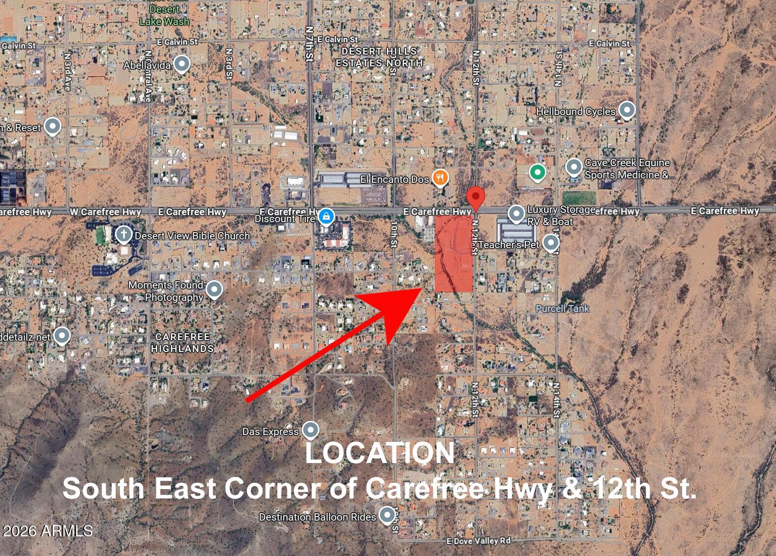 Carefree Hwy - 17.9 Acres - Land