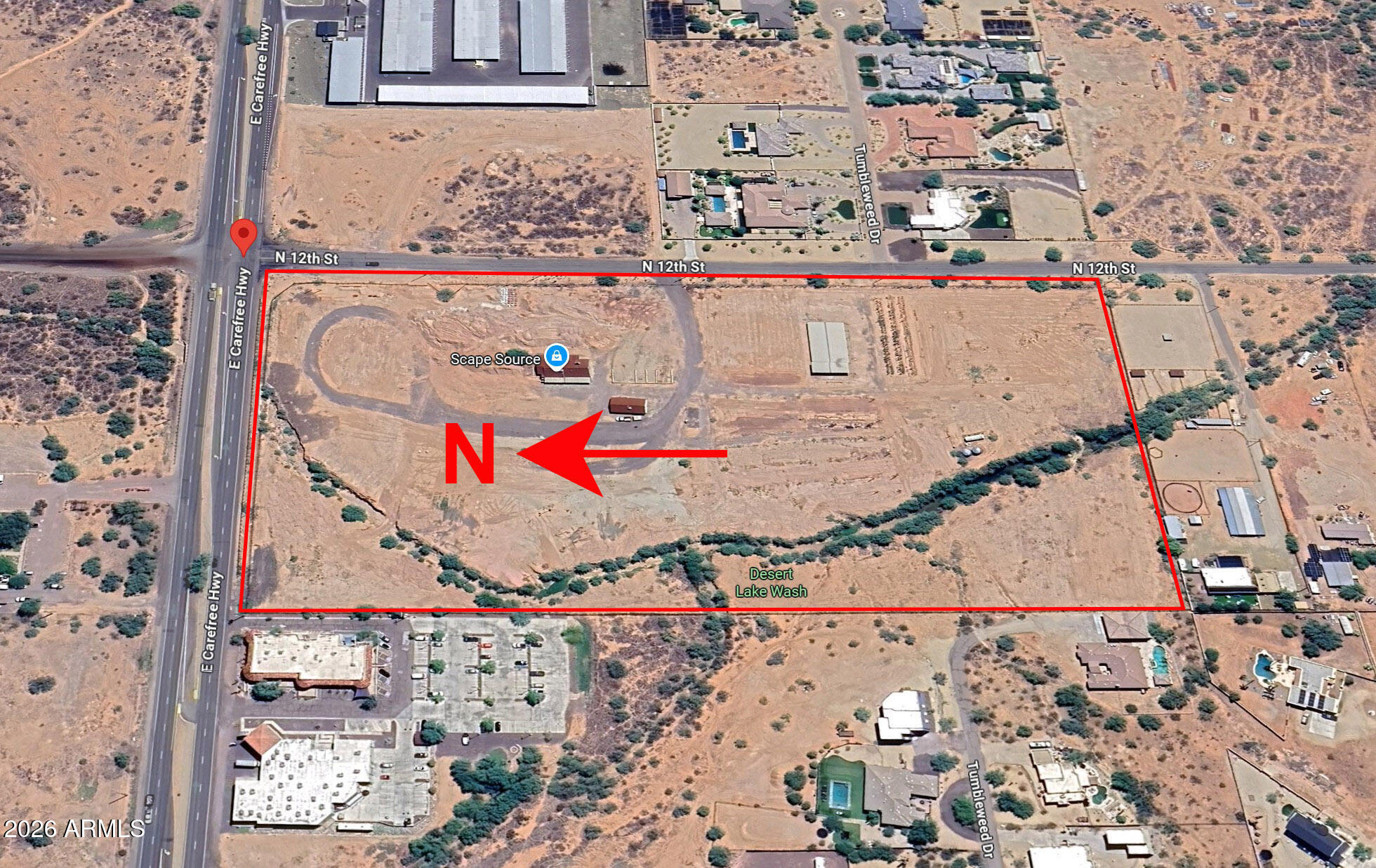 Carefree Hwy - 17.9 Acres - Land