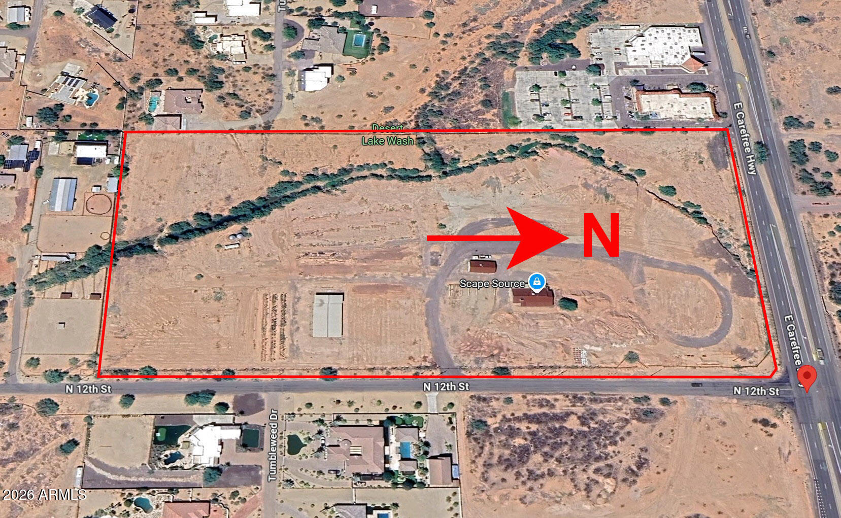 Carefree Hwy - 17.9 Acres - Land