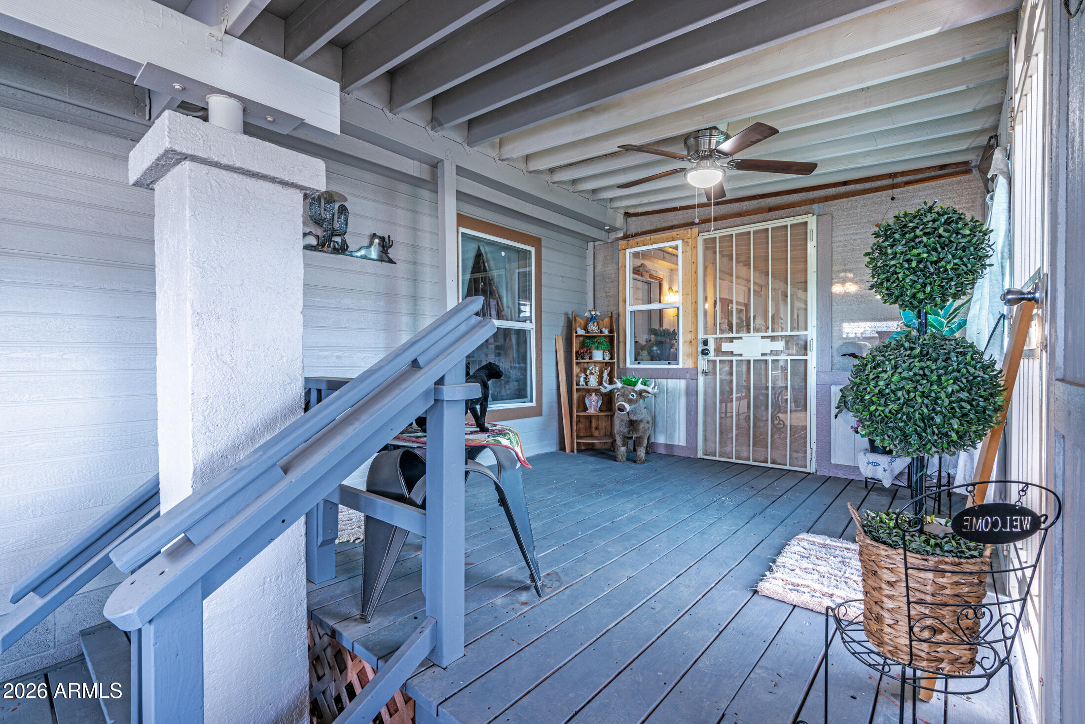 If you are looking for space- look no further! This spacious 4 bedrooms, 3 bathrooms home situated on 1.49 acres has no limitations! Home boasts 2 primary suites both w/ private en-suite bathrooms, providing flexibility for multi-gen living or accommodating guests. The large living area & the multiple covered patios provide the ultimate comfort. The property also offers a massive, detached garage/workshop... complete w/ heat, water, & electricity! Enjoy the truly endless potential of this home while being close to shopping, healthcare & recreation yet far enough out of town to enjoy the countryside.