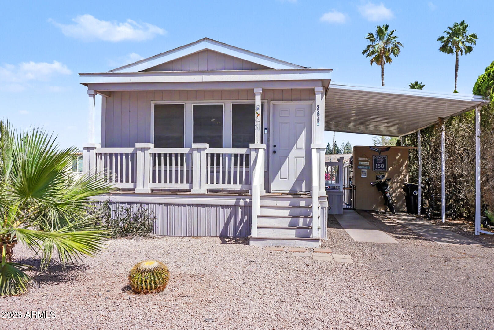 Looking for the convenience of a low maintenance lifestyle without feeling like you're right on top of your neighbors? Check this out. Situated on the largest lot in Hacienda De Valencia, this well cared for 2010 CAVCO home offers a rare combination of space, privacy, & community living. Inside, you'll find plank flooring, a gas stove, a split floorplan designed for both comfort & privacy, and a bright, inviting feel that makes it easy to call home. The spacious lot creates the feeling of having your own little piece of land while still enjoying all the benefits of this vibrant community. A storage shed provides room for tools & hobbies, & the location near US 60 puts shopping, dining, and everyday conveniences just minutes away. Hacienda De Valencia is pet friendly & packed with amenities