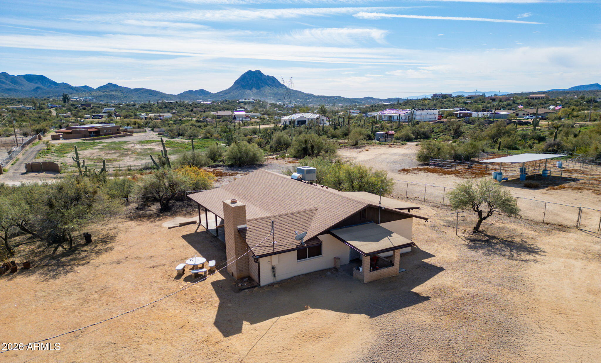 SET ON OVER 2 ACRES IN BEAUTIFUL NEW RIVER, THIS WONDERFUL RANCH STYLE HOME OFFERS LIMITLESS OPPORTUNITY. FEATURING TILE FLOOR THROUGHOUT, A NEW ROOF, 3 CAR GARAGE, WORKSHOP. AND HORSE BARN. ALONG WITH THE PERIMETER FENCE, A HORSE CORRAL AND FRESH PAINT ON THIS AWESOME HOME.