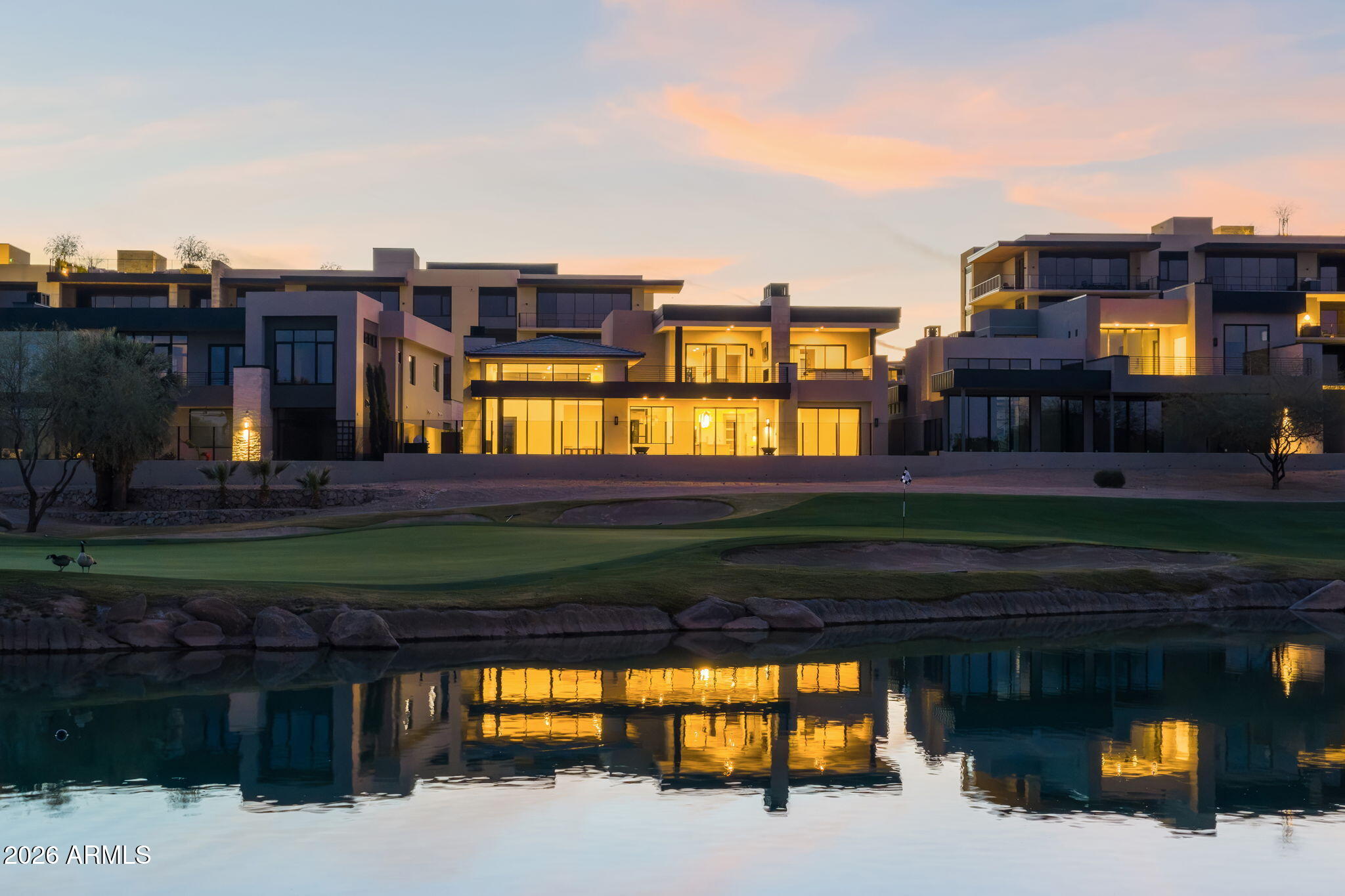 One of the most coveted addresses in all of Scottsdale - Ascent at The Phoenician Estates, gated and guarded at the base of Camelback Mountain. Opportunities like this rarely surface. This Cullum Homes Stratus Custom comes with a fully detached private guest casita, 3-car garage, and sweeping golf course and mountain views. The second-floor balcony spa overlooks the Phoenician fairways. Every inch has been elevated through extensive owner upgrades: Lutron lighting, motorized shades, in-ground spa, upgraded appliances, cabinetry, countertops, specialty mirrors, decorative stonework, cove details, custom A/V, and more. 24/7 Guard Gated community, private clubhouse with heated pool, spa, gym and gathering room. Minutes to Fashion Square.