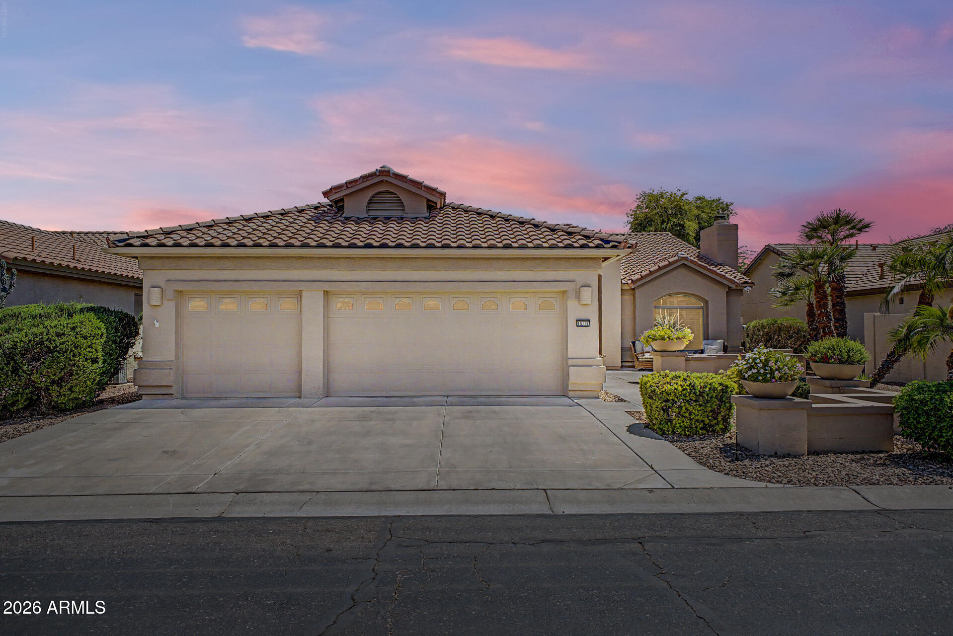 Discover resort style living in this beautifully maintained 2,926 sq ft single story home located on the desirable Tuscany side of PebbleCreek. Offering 3 bedrooms, 2.5 bathrooms, a 3 car garage, fireplace, and a fenced backyard, this residence combines comfort, functionality, and an exceptional active adult lifestyle. Vaulted ceilings and spacious living areas create an open and inviting atmosphere, while the updated kitchen provides modern style and convenience for everyday living and entertaining. Major improvements include a NEW ROOF completed in November 2025 and complete exterior paint completed in May 2026. Furnishings may be included, creating a rare move in ready opportunity. Enjoy all that PebbleCreek has to offer, including multiple resort-style pools, state-of-the-art fitness centers, championship golf courses, pickleball, tennis, bocce ball courts, restaurants, and over 100 clubs and organizations. Experience the perfect blend of luxury, community, and Arizona living.