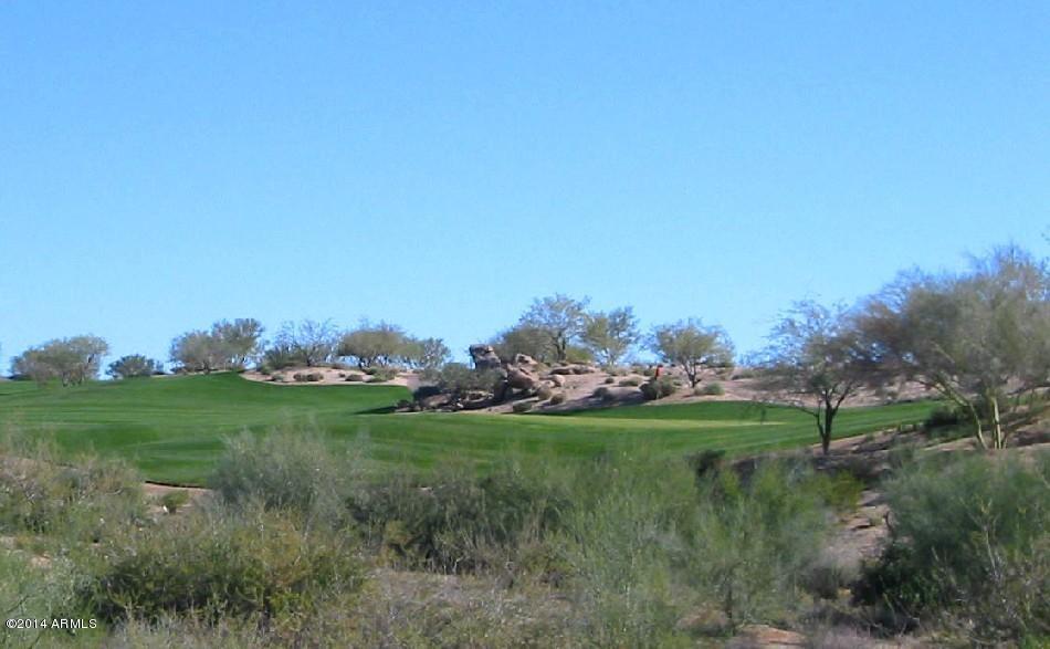 One of the few truly great fairway lots remaining in the Mirabel Club. Located on the 9th green, this lot affords 270 degree views including: golf course, Pinnacle Peak, the McDowell Mountains, sunsets, city lights and the Continental Mountain. Located within an easy walking distance to the Mirabel Desert Lodge clubhouse and all of its world class amenities. Some of the nicest homes in Mirabel are located on the 9th hole and this lot can support whatever level home you or your client's desire. Very minimal site preparation is required on this 1.1 acre site with a nearly 20,000 sq. ft. building envelope. Must see to truly appreciate. Buyer agrees to cooperate with sellers in completing a 1031 exchange on the property. Lot Diagram available under the documents tab.