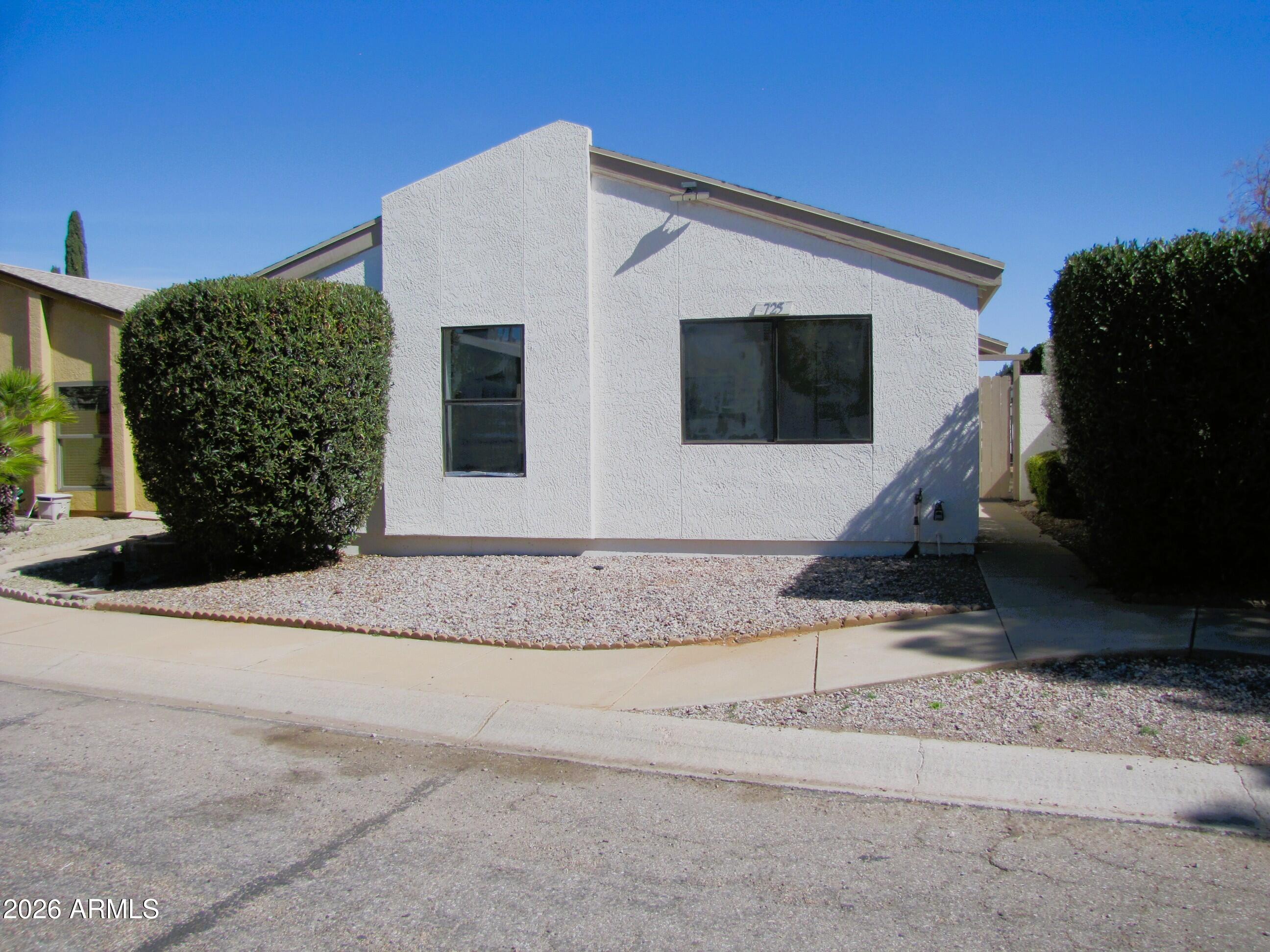 This 4BR/2BA/2CG home in Desert Shadows is centrally located in Sierra Vista, AZ minutes from Ft. Huachuca, shopping and schools. The home has an open floor plan and a community pool & spa.