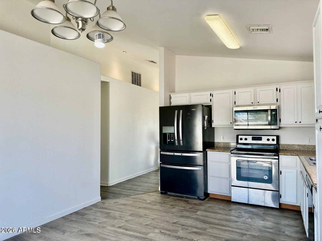 MOTIVATED SELLERS;This charming home is ready for you! It features a cozy kitchen adorned with granite countertops, white cabinets.  You'll find ample storage throughout the house. The spacious backyard offers plenty of room, complete with RV parking, RV gate, plus 2 walk through gates, & a dog run. A clean slate for your landscaping ideas, and NO HOA fees.
This home has solar panels to help control the utilties in the Az summer months..... APS  Electric bill from May 2025- April 2026

May 2025  -$208.88
June 2025  -$170.29
July 2025  -$138.41
August 2025 -$108.11
September 2025  -$69.52
October 20.25  -$30.14
November 2025  $8.45
December 2025  -$192.11
January 2026  -$58.70
February 2026  $30.38
March 2026  $94.85
April 2026  $38.99
