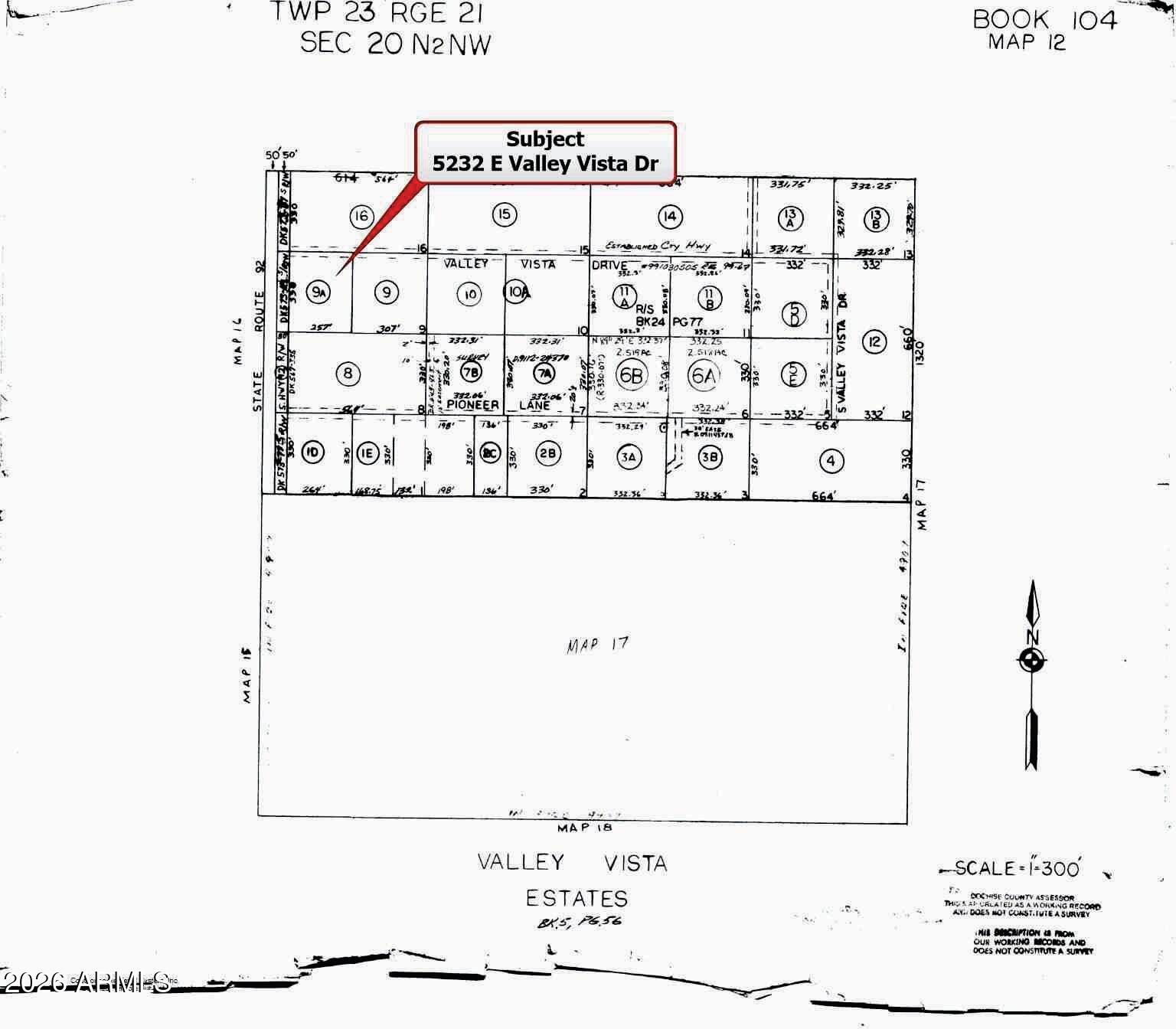 VALLEY VISTA ESTATES - Land