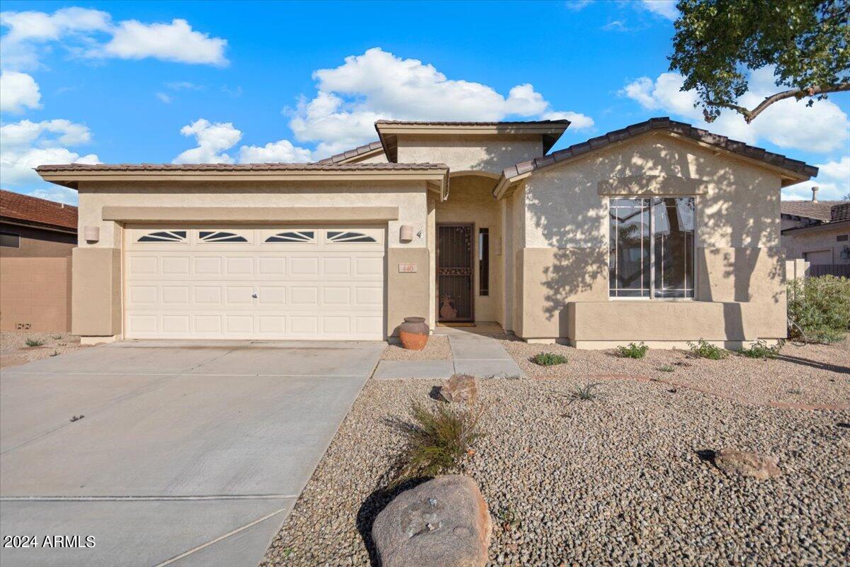 Perfectly situated in Chandler is an Arizona haven just waiting for you to come home. Enter into a beautiful foyer with recessed lighting. A newly painted home that offers an open floor plan and enters into a living room, kitchen, and dining room. The kitchen offers granite counter tops, black appliances, and plenty of oak cabinets. A split floor plan with the guest bedrooms in the front and the primary bedroom in back of the home This bedroom has been enlarged from the original floor plan. Primary bathroom includes a glass shower, soaking tub, and oversized closet. The primary bedroom faces an inviting backyard oasis. Complete with a Pebble-Tec Pool, flagstone patio, outdoor grill, and a large green turf area. Perfect for outdoor entertaining or relaxing. No Smoking.
