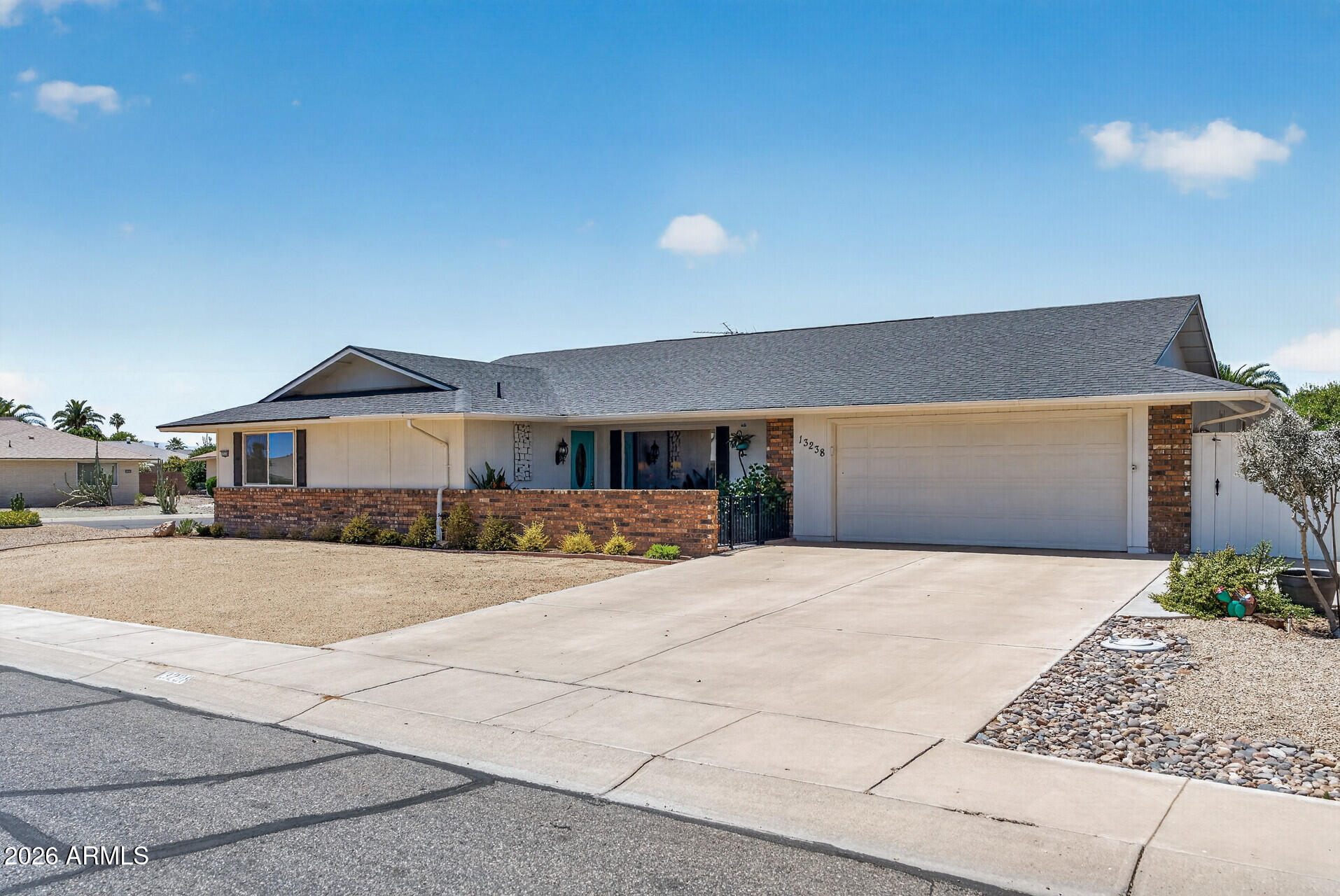 Welcome home to this beautifully maintained gem in the sought-after active adult community of Sun City West! Situated on a desirable corner lot, this 3-BR, 2-bath home offers nearly 2000 sq ft of comfortable living space with a warm, homey feel throughout. Enter through the inviting front courtyard into spacious living areas, a light & bright kitchen, and a versatile family room perfect for relaxing or entertaining. The oversized laundry room offers additional space ideal for a home office, craft room or hobby area. The primary suite is a cozy retreat with a charming window seat, creating the perfect spot to unwind with a good book or morning coffee. Outside, enjoy the large backyard with plenty of room for outdoor living & entertaining. Begin enjoying the Sun City West lifestyle today!