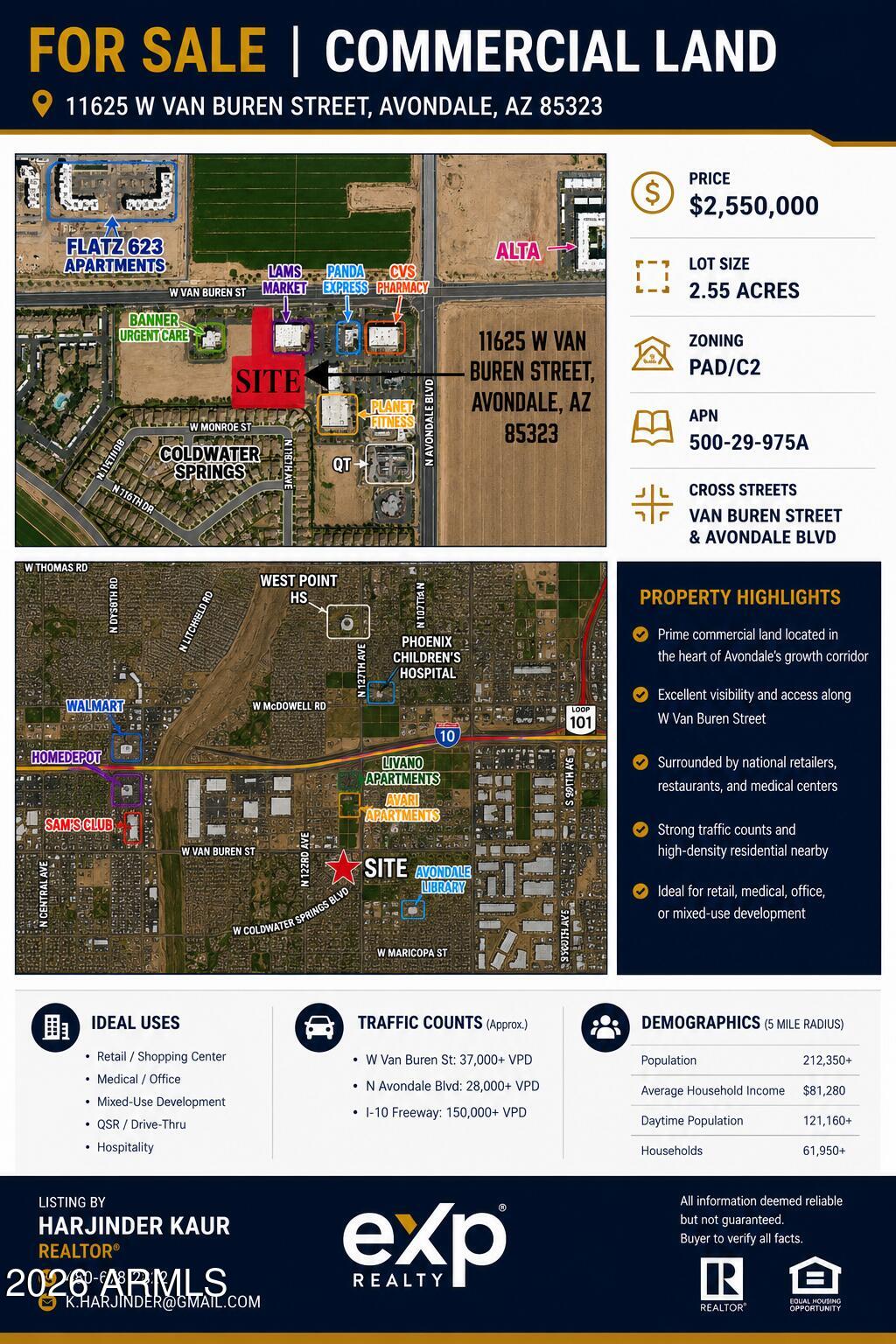 COLDWATER SPRINGS PROMENADE - Land