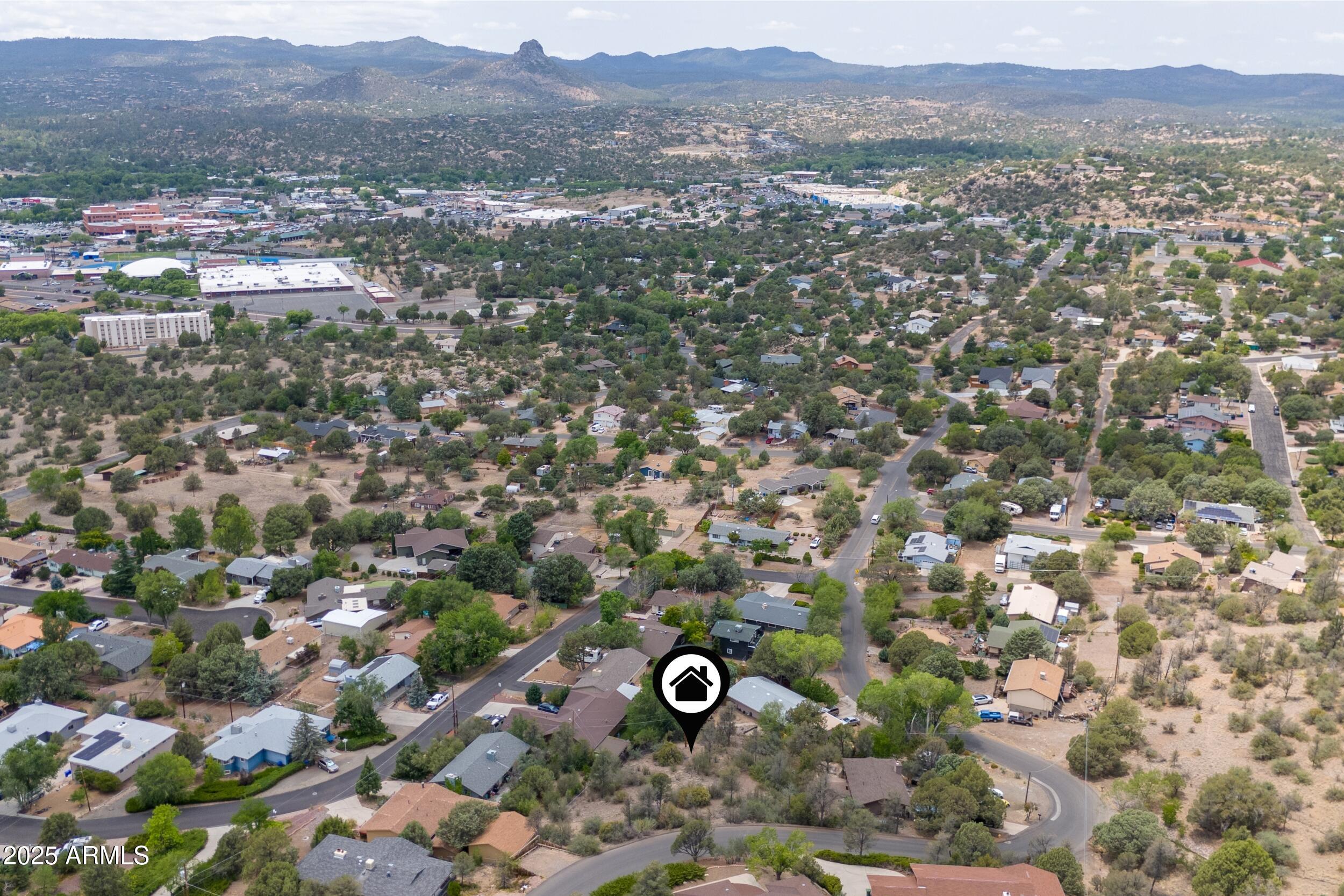 This beautiful 0.31-acre gently sloping lot offers the perfect blend of peaceful seclusion and convenient access--just 7 minutes from downtown Prescott and 10 minutes from Watson Lake. Enjoy sweeping views of iconic Thumb Butte and the surrounding natural beauty from your future home site. With city utilities available at the lot line, a completed soil report and preliminary building plans completed, your path to building your dream home is streamlined. Whether you're ready to break ground or just beginning to explore, this lot offers a rare opportunity to bring your vision to life.