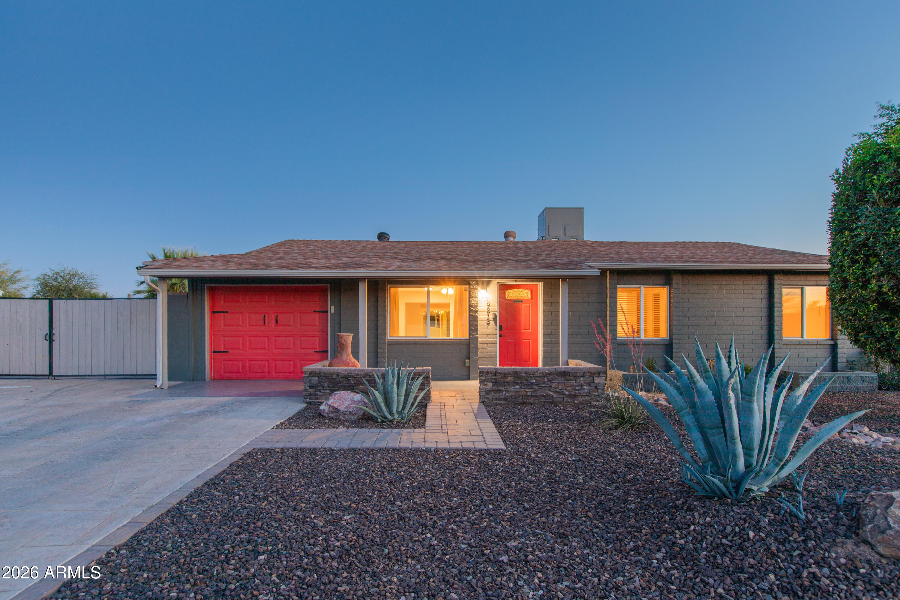 Beautifully updated 4 bedroom home with no HOA, a newly finished 4th bedroom addition, and an enclosed Arizona room that adds valuable flex space for a home office, gym, playroom, or second living area. Inside, you'll find wood look porcelain plank tile throughout, updated finishes, and both bathrooms fully renovated with stylish tile showers and updated vanities. The kitchen features modern cabinetry, generous counter space, stainless steel appliances, and all appliances convey. Water treatment system, TV in primary bedroom and AZ room included also. 

The backyard is a true standout, designed for both entertaining and everyday enjoyment. Features include a large turf area, incredible landscaping, andscaping, gazebo seating area, covered patio, pergola lounge space with built in fire feature, and a brand new oversized storage sh

 The 10' RV gate provides excellent access with room for extra parking, toys, trailers, or weekend projects. Finished garage, spacious laundry/storage room, and thoughtful upgrades throughout make this property a rare find with flexibility, function, and freedom, all with no HOA.