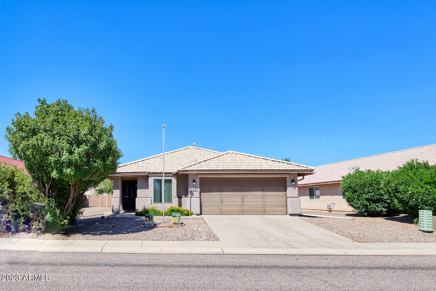 Check out this 4 bedroom 2 bath home in a centrally located subdivision.  This home offers a large living space, upgraded fixtures, water softener, gorgeous updated master bath,  plenty of storage, ceiling fans throughout, new dual pane windows, all hard surfaced flooring, upgraded appliances, reverse osmosis, and a screened in Arizona room!  The backyard boasts an extra seating area and a small patch of artificial turf for fido!  Don't miss your opportunity to make it yours!