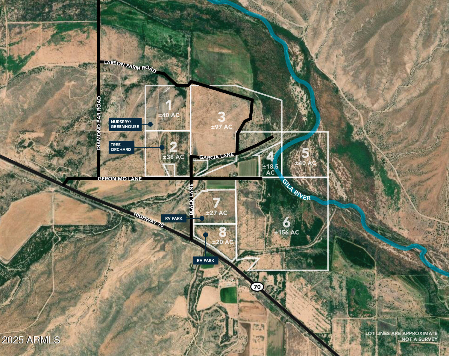 Multiple parcels in the bulk sale.  Seller will sell all or part.  Ask Broker for the parcel codes. - Land