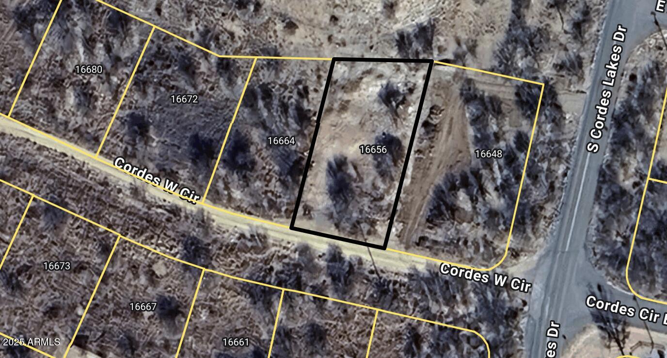 READY TO START your build,  permitted conventional septic & culvert, driveway & gate installed, fill on site to bring to elevation.  Oversize lot at the base of Cordes Lake level lot in park like setting is ready for your site built home.  Only 30 minutes to Anthem, Prescott Valley, 1 hour to Sedona & 90 minutes to Flagstaff. A perfect escape from the valley heat.. MLS information deemed factual, however all items pertinent to buyer should be verified by buyer/buyers agent for accuracy.
