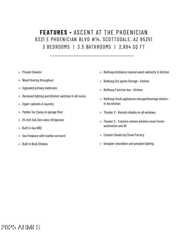 ASCENT AT THE PHOENICIAN GOLF VILLAS - Residential