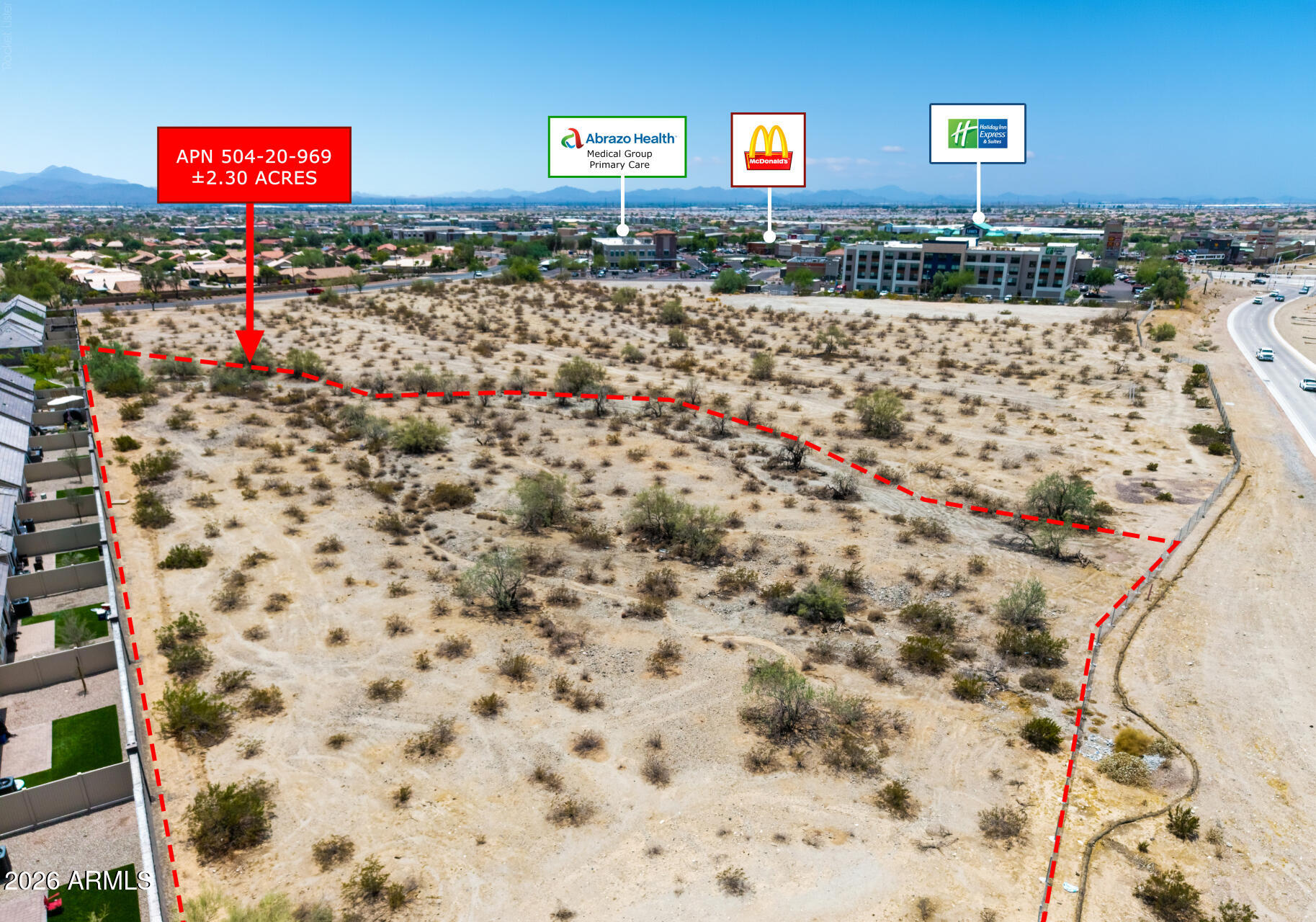 Incredible opportunity to own this outstanding 2.3-acre lot for commercial or residential use! This land offers limitless potential in the perfect location, with easy freeway access and proximity to restaurants, shopping, and everyday necessities. Enjoy the benefits of high traffic and visibility for your business, or create your perfect retreat in this blank canvas waiting for your projects! Truly an amazing investment with endless opportunities! Don't miss it!