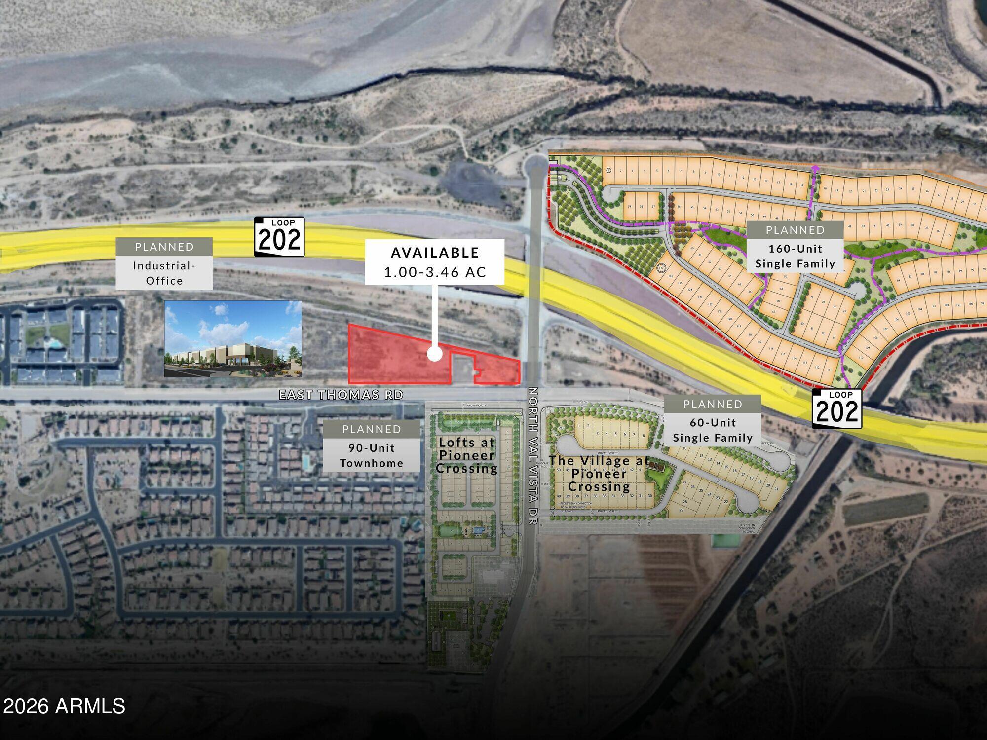 SWC LOOP 202 AND VAL VISTA DR - Land