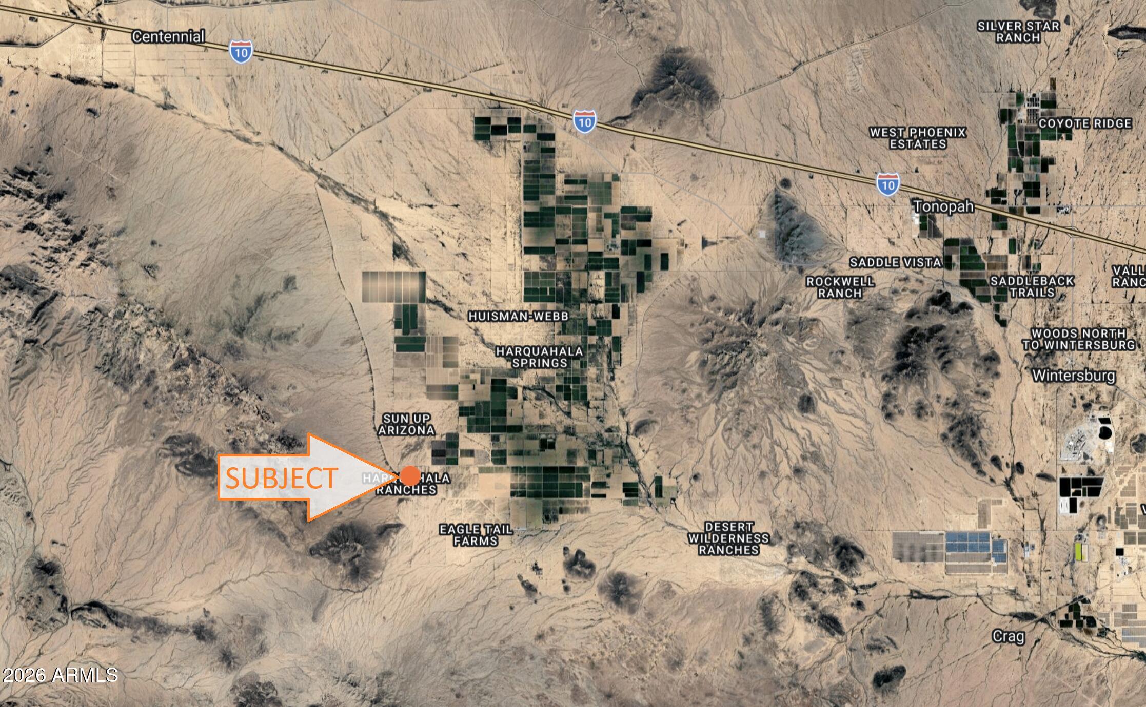 JUST OVER ONE (1.16) ACRE PARCEL LOCATED IN THE BEAUTIFUL HARQUAHALA VALLEY. PERFECT LOCATION FOR THOSE WHO PREFER PRIVACY AND SERENE DESERT. JUST A SHORT DRIVE TO THE CITY. NO HOA SO BRING YOUR TOYS!  MANUFACTURED HOMES ARE ALLOWED.  POWER CLOSE BY.  PRIVATE WATER CO IN THE AREA - CHECK FOR AVAILABILITY. ZONED R-43. MARICOPA COUNTY APN 401-57-353-B.*BUYER TO VERIFY SCHOOLS, ZONING / USE, UTILITIES, ACCESS & ALL PERTINENT INFORMATION*DIRECTIONS: HARQUAHALA VALLEY RD/BASELINE RD - WEST ON BASELINE 3.4 MILES, SOUTH ON 543RD AVE ½ MILE TO WHITE WING PASS, TAKE RIGHT AND FOLLOW RD ON NORTH SIDE OF CANAL ONE BLOCK, THEN NORTH ON 544TH AVE APPX 375 FT, PARCEL ON EAST SIDE OF RD. DO NOT USE  ADDRESS TO LOCATE, USE GIS/AERIAL MAPS & COORD 33.372998, -113.222438.