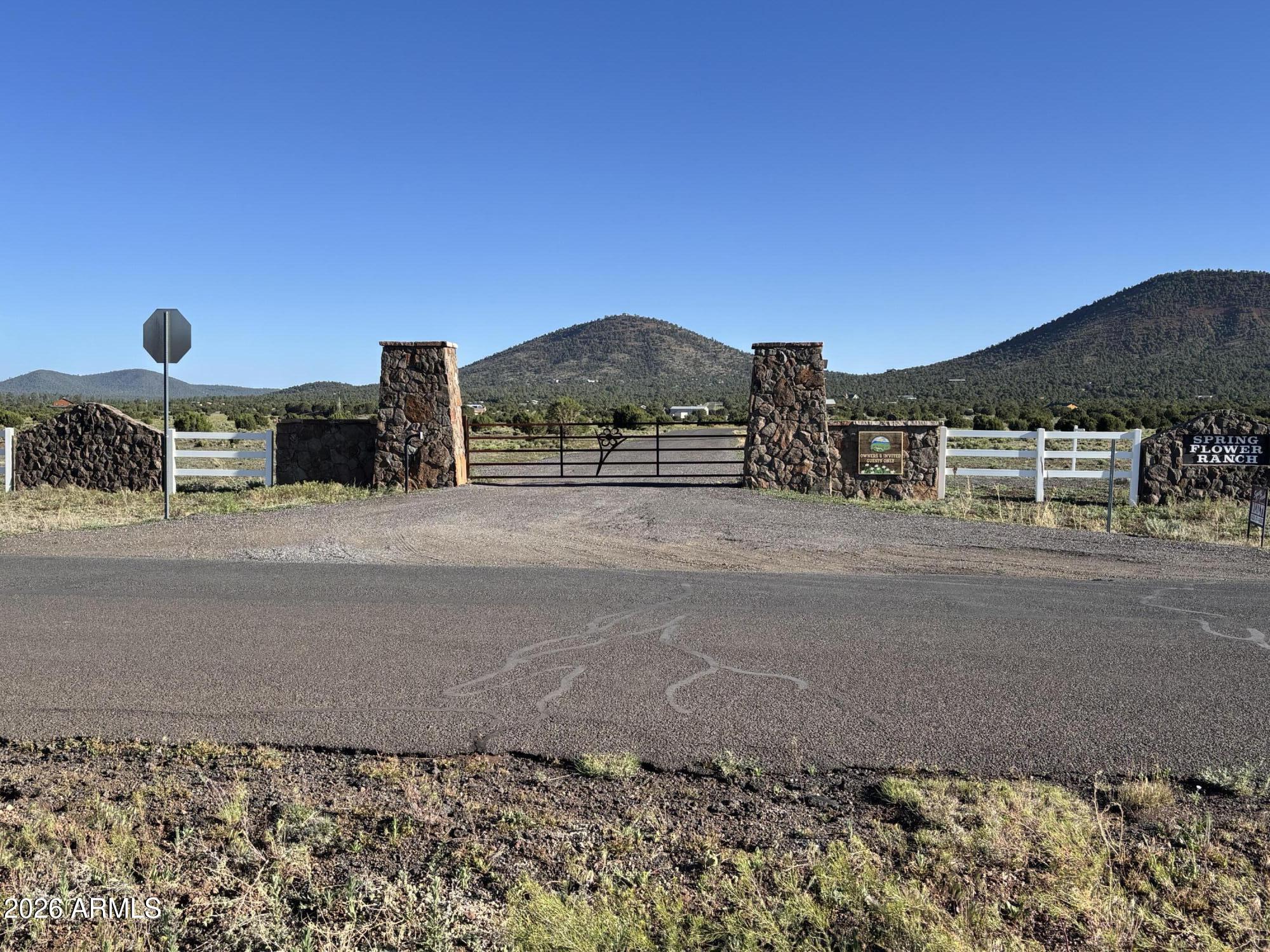Spring Flower Ranch- Gated Custom Community! Rare opportunity to enjoy 360 degree of Beautiful Mountain Views with Spectacular Sunrises and Sunsets on this Awesome 20.74 Acres of Horse Property with Pinon and Juniper Pines!! Property has access from Tulip Trail and Daisy Road. Power to property line. Possibility to split the parcel with HOA and County approval. Williams provides amities, shopping and Fun activities year round. Great location-Bring your toys;  easy access to lakes, trails, and Incredible Grand Canyon.  Community provides two main road access to this vacant land; Spring Valley Rd and Hoctor.   This is it! Submit your offer today!