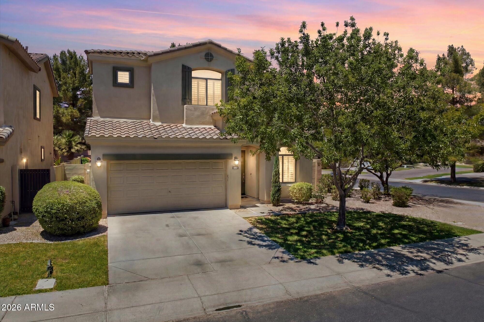 Welcome to this beautifully updated home nestled on a prime corner lot in the quaint gated community of Montefino in Ocotillo. From the moment you arrive, you'll notice the pride of ownership in every detail.
Offering 3 bedrooms plus a versatile den/office and 2.5 baths, this home has the space and flexibility to fit your lifestyle. Major updates give you true peace of mind -- including a new roof (2024), newer AC units (2019,2020) and Anderson windows on most of the homes windows. Inside, the main floor features stunning wood-look tile on the first floor, while solid wood flooring adds warmth and character upstairs.

Both the primary bathroom and guest baths have been thoughtfully remodeled, creating spa-like retreats you'll love coming home to. Step outside to a low-maintenance backyard including turf and patio for extending AZ outdoor living -- perfect for entertaining or simply relaxing without the upkeep.

As a Montefino resident, you'll enjoy access to the community pool and all the beloved amenities of the master planned community of Ocotillo one of the most sought-after communities in the East Valley -- including but not limited to scenic lakes, walking paths, pickleball courts and parks.  Close to several casual and upscale restaurants, Snedigar Sports Complex and to freeway for easy access to where ever you want to go! Membership to the 27 - hole championship golf course available separately.  Over 40,000 jobs are located with in 5 miles of Chandler's Price Corridor with Intel, Wells Fargo, Bank of America, Northrop Grumman and Microchip to name a few.