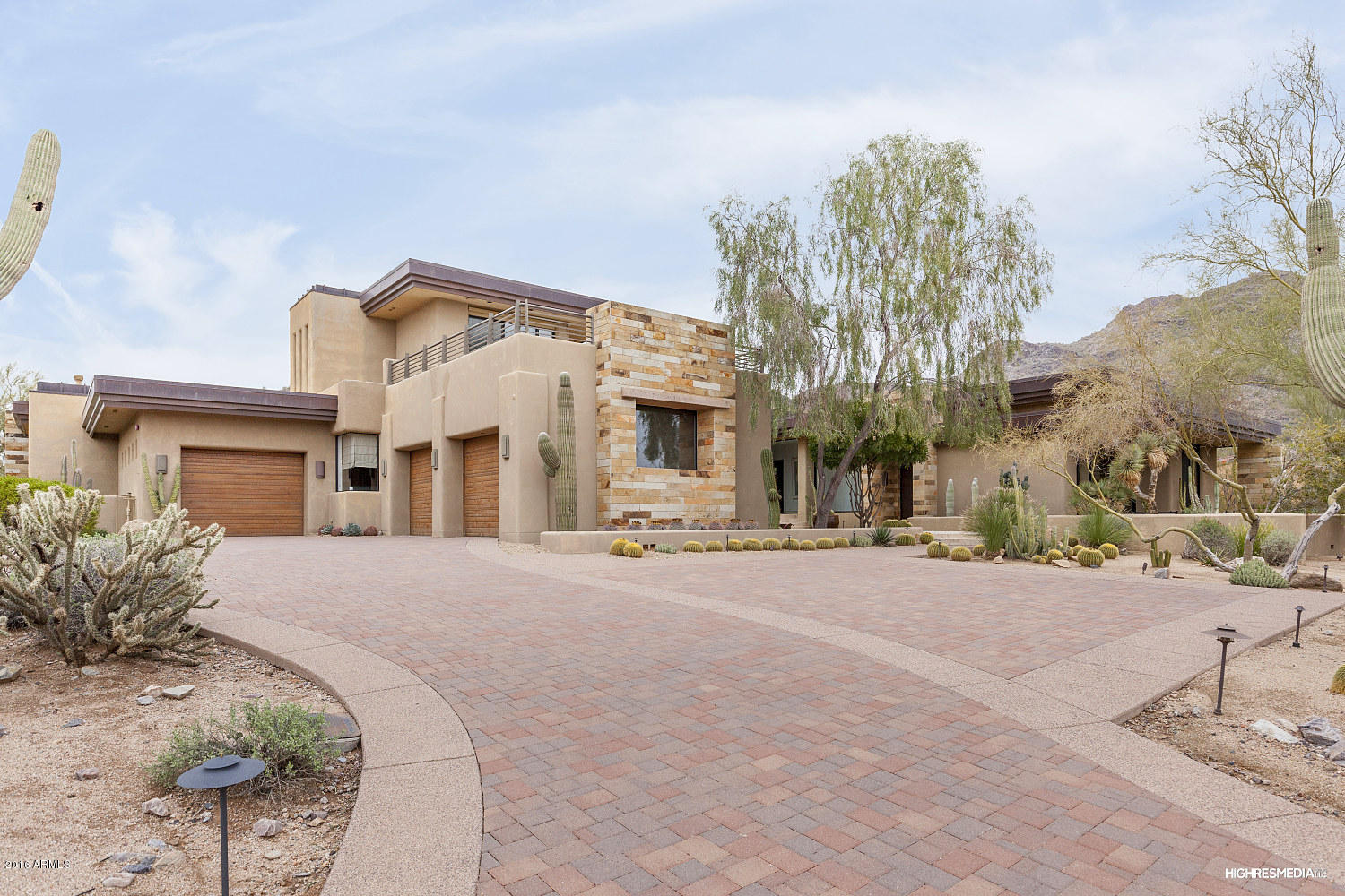 Spectacular. One of a kind opportunity to live in a Bing Hu designed home on the 11th green of DC Ranch Country Club.  Enjoy living in a contemporary masterpiece with a great room floor plan that offers easy living and the finest finishes. As you enter you are greeted by a wall of glass and the most incredible mountain and golf  views. The home boasts an exquisite master bedroom and 2 over-sized guest suites, one with separate entrance. The attention to detail carries throughout the entire home, limestone flooring, custom tile work in bathrooms, gorgeous mill work on cabinetry and built ins. An upstairs office and view deck completes the perfect home.  Outdoor pool, spa and pergola  all enjoy and take advantage of the  specatacular scenery. Elegant, Simple and Perfection.