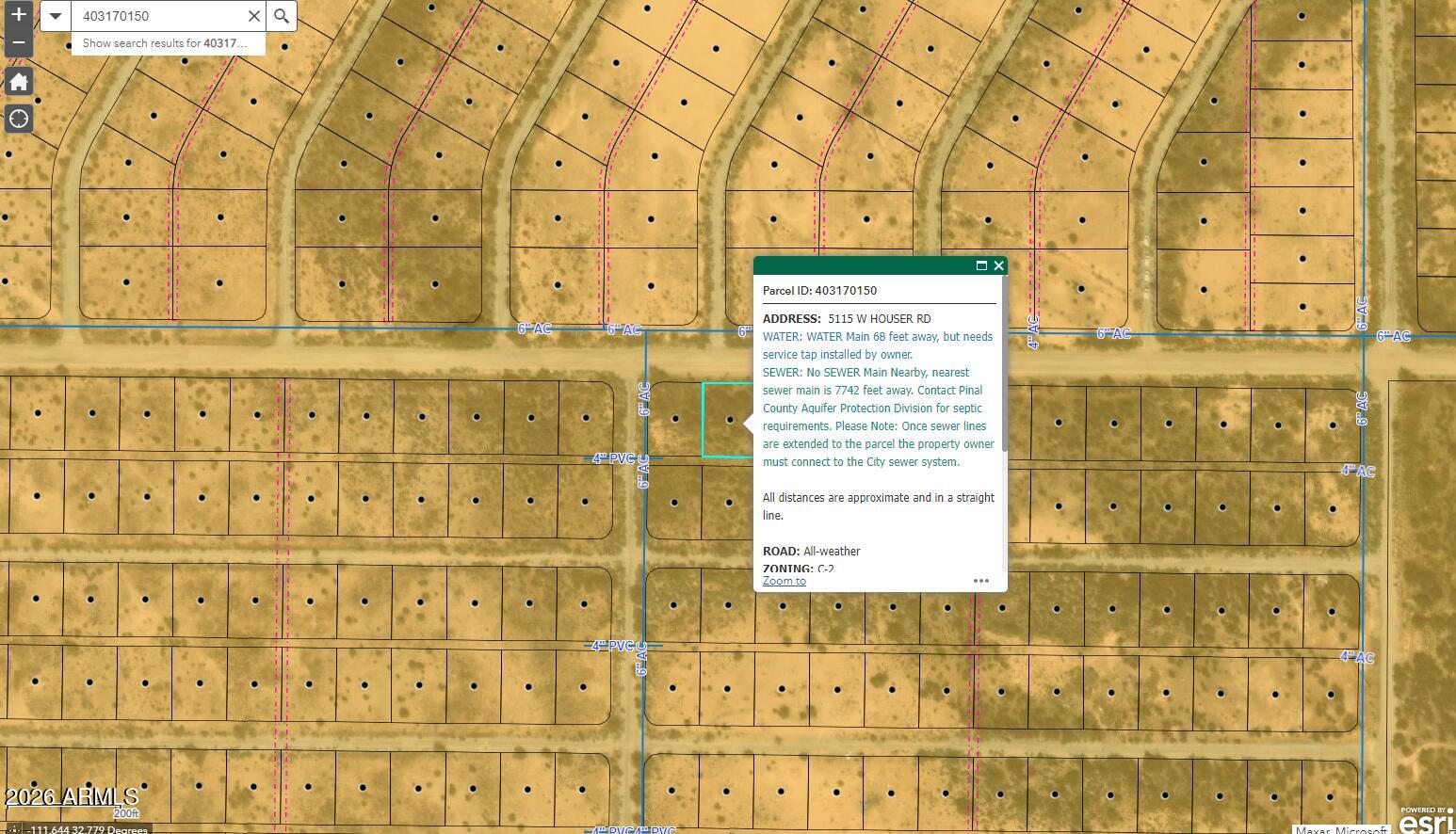 TOLTEC/ARIZONA VALLEY UNIT TEN - Land