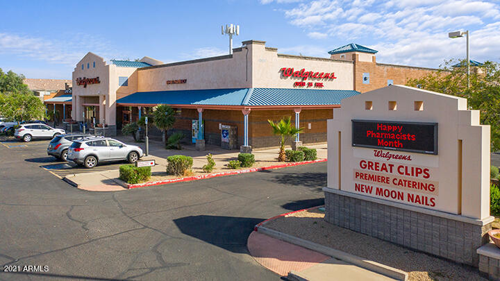 R.O.I. Properties is pleased to announce the listing of the Walgreens located just south of Greenfield Road and Southern Avenue in Mesa, Arizona. The lease currently has approximately 31.5 years remaining with successive 5-year renewal options occurring in 7 years. The property is located in a commercial subdivision, Sunny Mesa 3, with a three-tenant retail building on the adjacent lot directly east. The property is conveniently located less than half a mile north of the Superstition Freeway (US 60) in a predominantly residential area of Mesa.

Founded in 1901, Walgreen Company, also known as Walgreens, is now and has been the second-largest pharmacy store chain in the United States behind CVS Health.