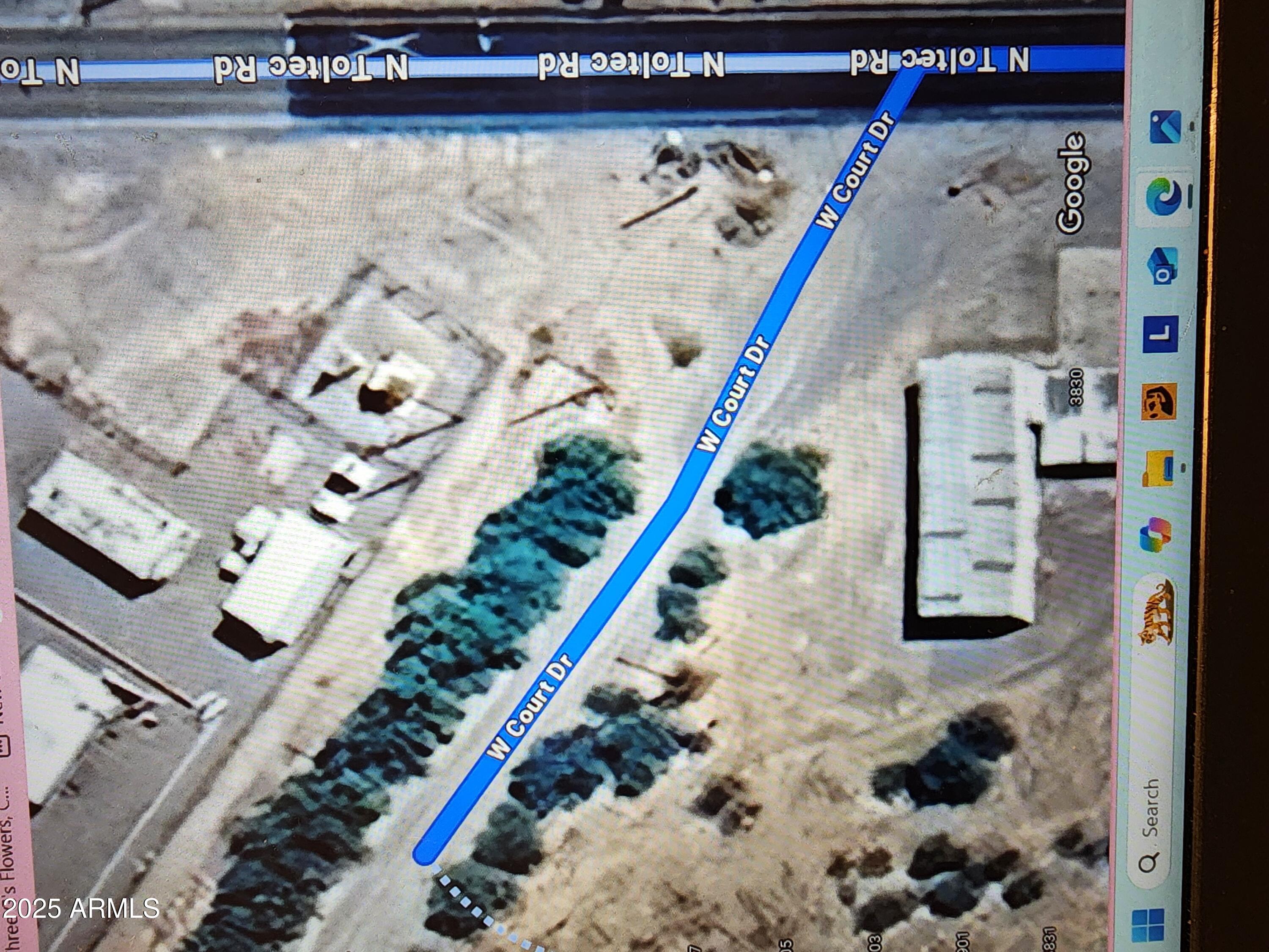 VACANT LOT IN TOLTEC! SERVICES TO LOT ARE NEARBY. PERFECT SIZE LOT TO BUILD YOUR DREAM HOME ON. DRIVE BY TODAY!