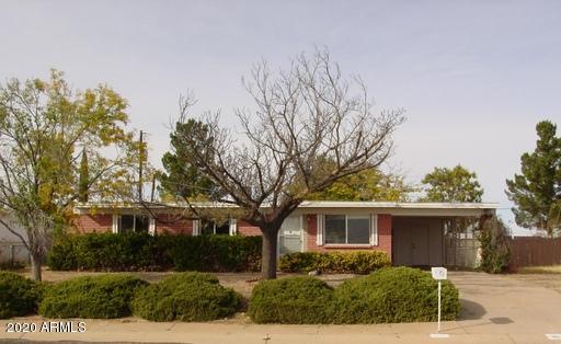This 3BR/2BA/1CG 1200 sq.ft. home in Huachuca City, AZ is minutes from Fort Huachuca and Sierra Vista, AZ. The ranch-style home has a large fenced back-yard and has been updated to include central A/C. Call today.