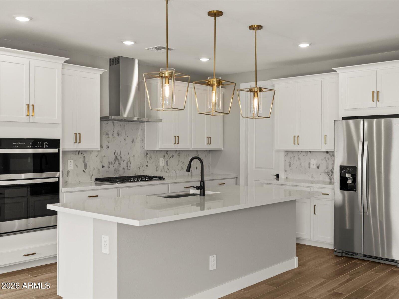 A Spacious and unique Single-Story Home! The Lark floorplan offers a single-story layout with 4 bedrooms, 3 bathrooms, PLUS a versatile flex space. As a bonus, Bedroom 4 includes its own private bath and walk-in closet. With plenty of space and smart design, the Lark is perfect for modern living and entertaining. This home has a GOURMET kitchen, Barnett Linen color cabinets, quartz kitchen counter, tile backsplash, wood-like tile floor, carpet in bedrooms! INCLUDED-washer, dryer, window blinds, refrigerator and MORE! Each of our spray foam insulated homes are built with innovative, energy-efficient features designed to help you ENJOY more SAVINGS.