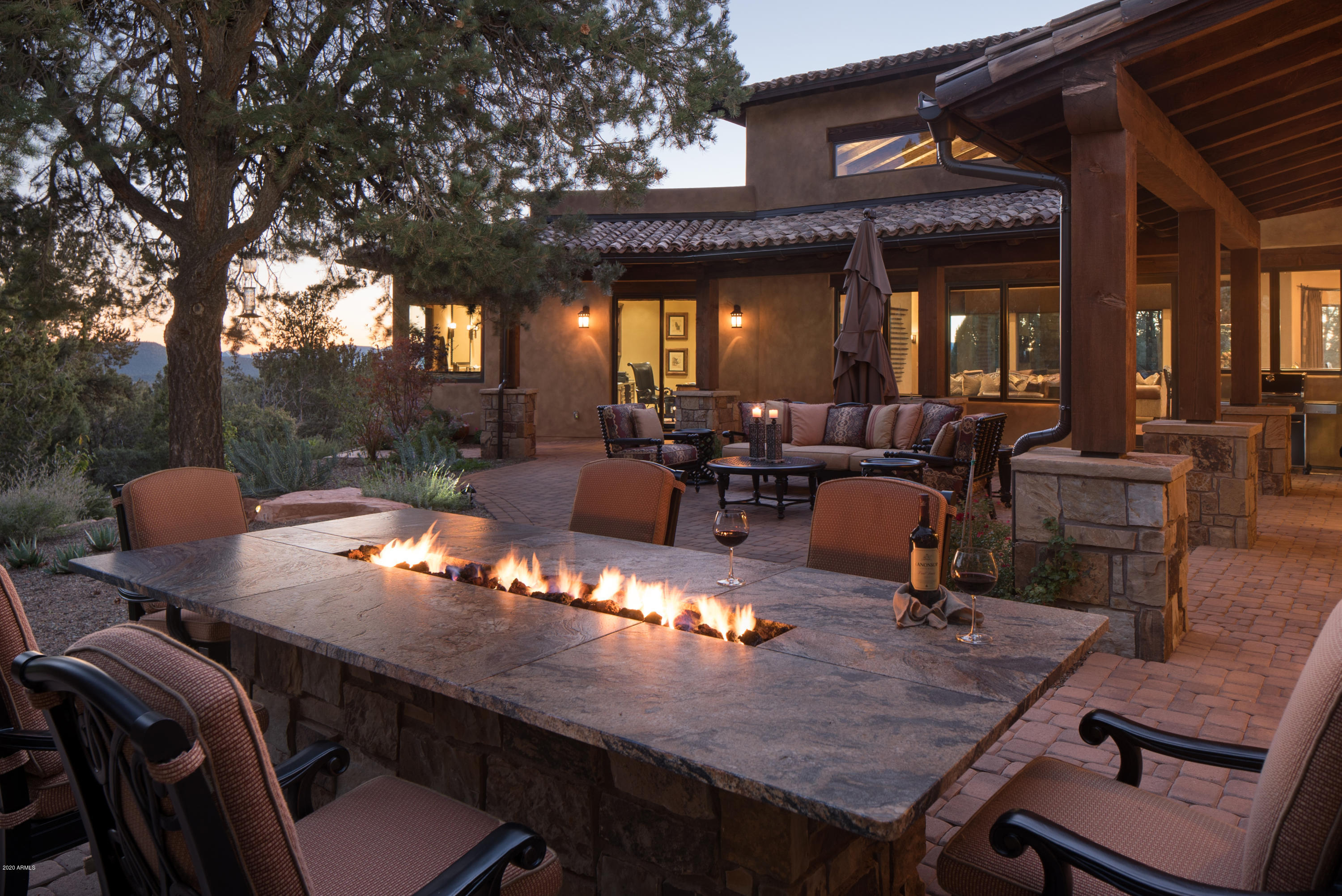 Artfully uniting extraordinary indoor/outdoor living spaces with extraordinary lives. No expense was spared to recreate stone-for-stone, this 5-acre, custom, 3,529 square feet, 3 bedroom, 4 bathroom Gentleman's Ranch Retreat. This luxury home features  a gourmet kitchen with upgraded leathered granite, a den with an exceptional surround sound system, office, and a split Master Suite floor-plan. Enjoy the ambiance of your modern outdoor entertaining fire-pit; sip wine & soak, after a day's hike, in your hot tub under the glorious starry skies. Inspiring red rock formations surrounding this unbelievable property. No horses needed to thoroughly enjoy this private sanctuary. Designer-custom furniture & gallery artwork can be purchased in addition to this luxury property. See Supplement... Sitting majestically among the pinion and juniper pines, and surrounded by a landscape of stunning crimson spires, it is a jewel to behold. If you love the gorgeous red rocks that make up the stunning backdrop of so many Westworld HOB series scenes, then you will fall in love with Sedona. Towering red mountains and lush greenery below make this the ultimate real-life Westworld. 

Horse barn/stables 696 SqFt (Approx), hiking & biking trails, every architectural detail was carefully designed to bring the epic fantasy of "Westworld" when you ride out from Sedona's Lizard Head property on horseback. 

From your property, access Chimney Rock, meditate on a vortex, hop on your mountain bike accessing some of the most famous mountain biking and hiking trails. A must see: hike from your new property to the Amitabha Stupa, a must-visit place for spiritual seekers the world over. 

Preview the unbranded video of this private estate on Vimeo: https://vimeo.com/391585143 or type in Sedona's Red Rock Gentleman's Ranch For Sale: 3165 Lizard Head Ln., Sedona AZ 86336