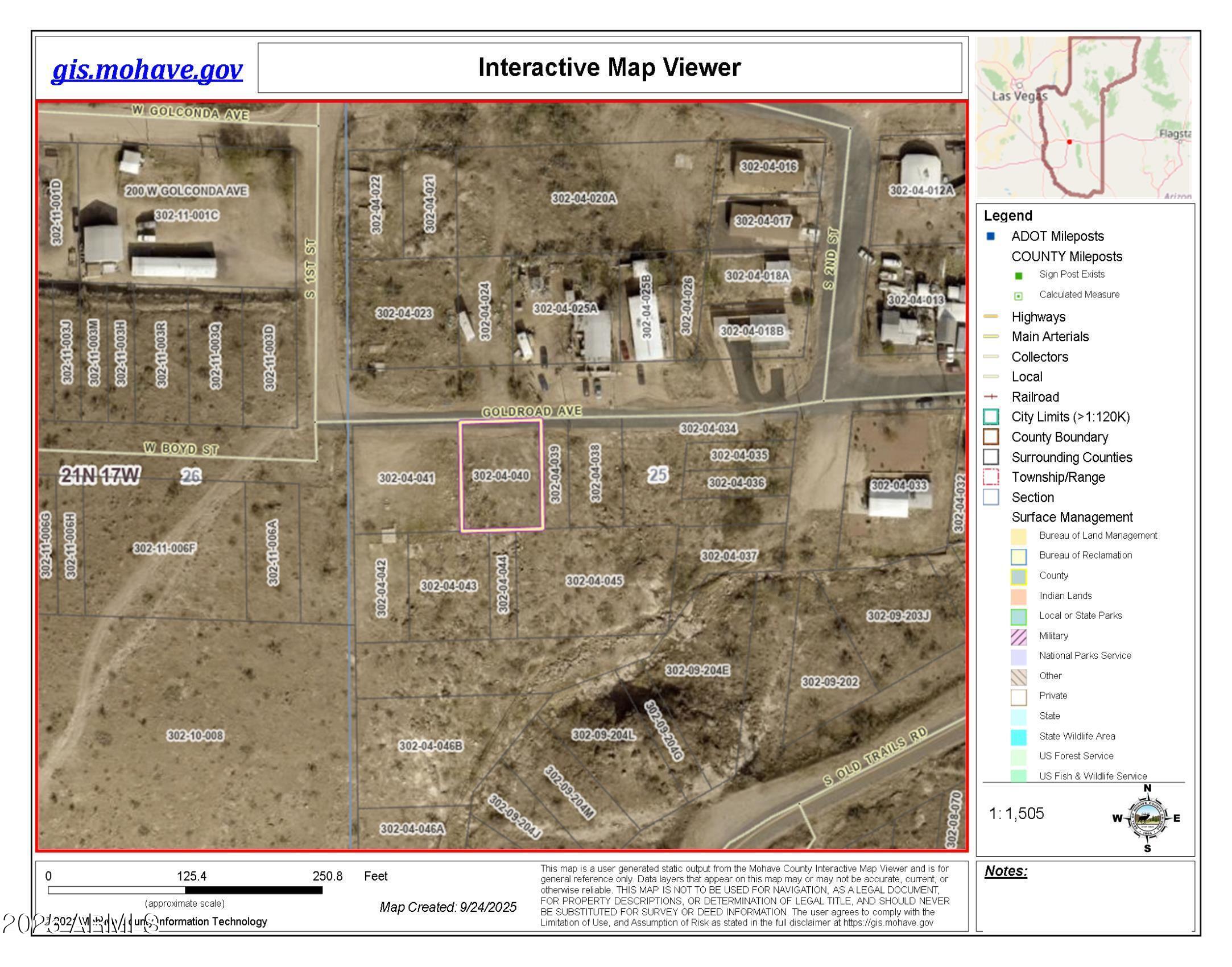 KINGMAN CENTER - Land