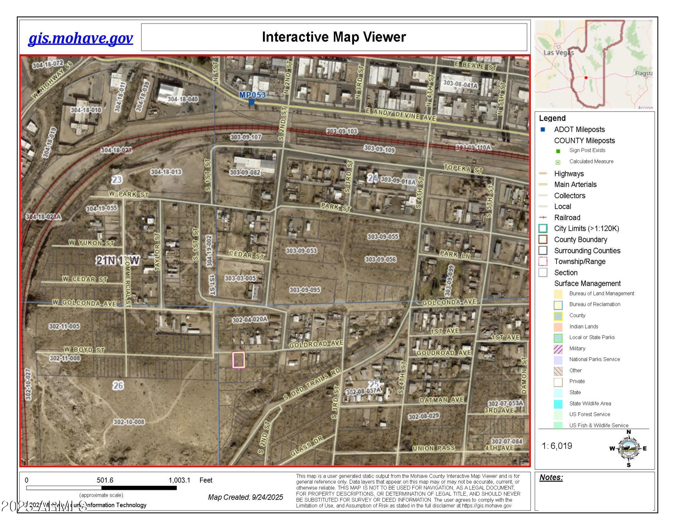 KINGMAN CENTER - Land