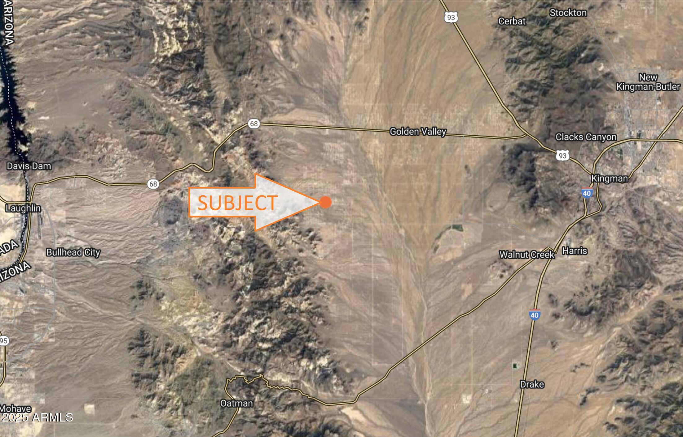 LARGE 2.35 ACRE PARCEL FOR SALE IN GOLDEN VALLEY, AZ.  POWER CLOSE BY. CONVENIENT LOCATION WITH EASY ACCESS TO HIGHWAY. PERFECT SET UP FOR YOUR CUSTOM BUILT OR MANUFACTURED HOME.  ARIZONA SUNSETS & MOUNTAIN VIEWS ARE AMAZING! APPX 2800 FT ELEVATION.  ZONED AR-2A MOHAVE COUNTY APN 306-20-130.*BUYER TO VERIFY SCHOOLS, ZONING / USE , UTILITIES, ACCESS & ALL PERTINENT INFORMATION. DIRECTIONS: AZ HWY 68/ESTRELLA RD - SOUTH ON ESTRELLA 2.75 MILES, WEST ON BOLSA JUST OVER 1 MILE, SOUTH ON EGAR 1 MILE, EAST ON UNKAR , NORTH ON EDEN TO 2ND PARCEL ON THE WEST SIDE OF RD.GPS COORD 35.172170, -114.305123.