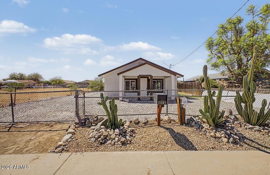 Great opportunity in El Mirage AZ. offers a versatile floorplan with 3 bedrooms and 2 bath plus an attached casita that can serve as private guest1bed one bath with kitchenette, a rental suite, or be converted into a duplex This property is perfect for investors seeking immediate income potential or families wanting multi-generational living with privacy and flexibility.