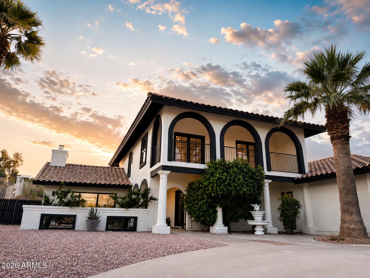 Every Golfers Dream! 360 Views! Fully Remodeled 4 Bed + Den + OFFICE| 1/2 ACRE LOT | RV ACCESS & 3CAR GARAGE! Nestled In The Rolling Hills at the 15th Tee Box on the Fairway. 
Incredible Spanish Style Estate Positioned directly on the fairway, this is quiet luxury done right. More than a home it's a private, elevated escape where desert landscape, golf course views, and refined design converge. Thoughtfully updated with clean lines and intentional finishes, every space is designed to feel calm, elevated, and livable. Expansive windows frame the course, pulling in natural light and creating a seamless indoor-outdoor flow that defines Arizona living at its best.The backyard is the moment, open fairway views, layered desert textures, and the kind of setting that feels both private and expans